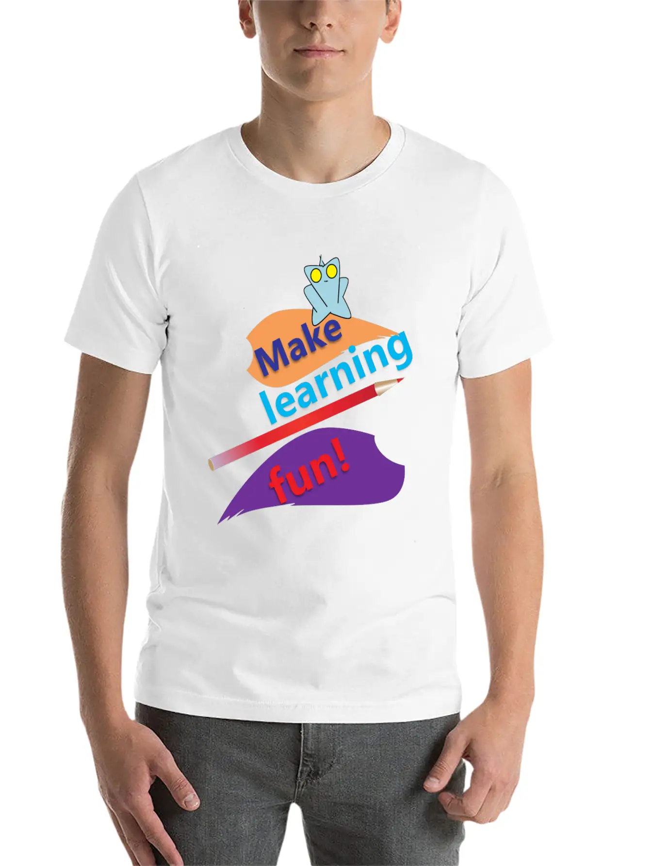 MAKE LEARNING FUN Basic Graphic T-Shirt ¨C Daily Comfort In Soft Cotton