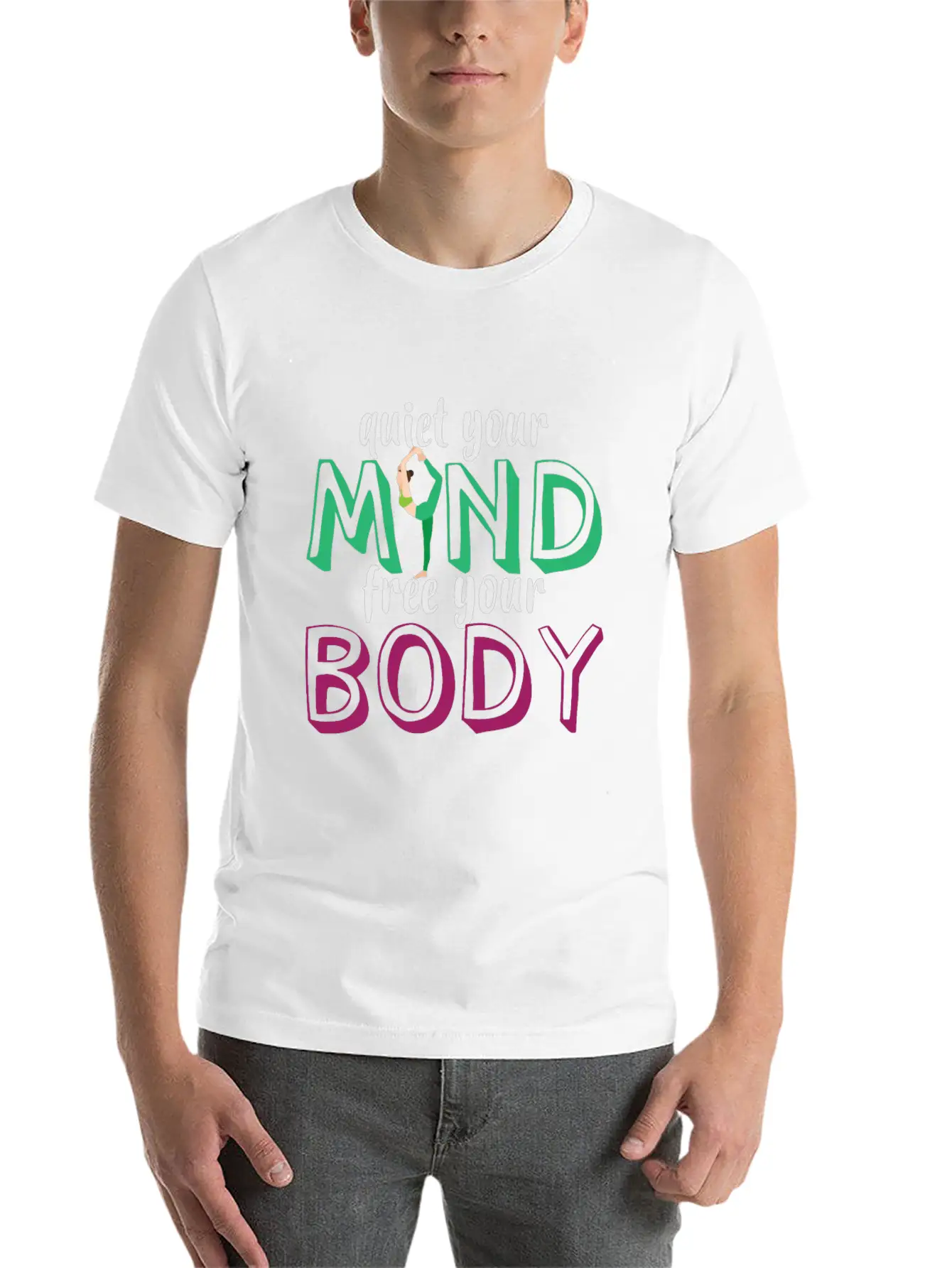 Mind And Body Basic Graphic T-Shirt ¨C Daily Comfort In Soft Cotton