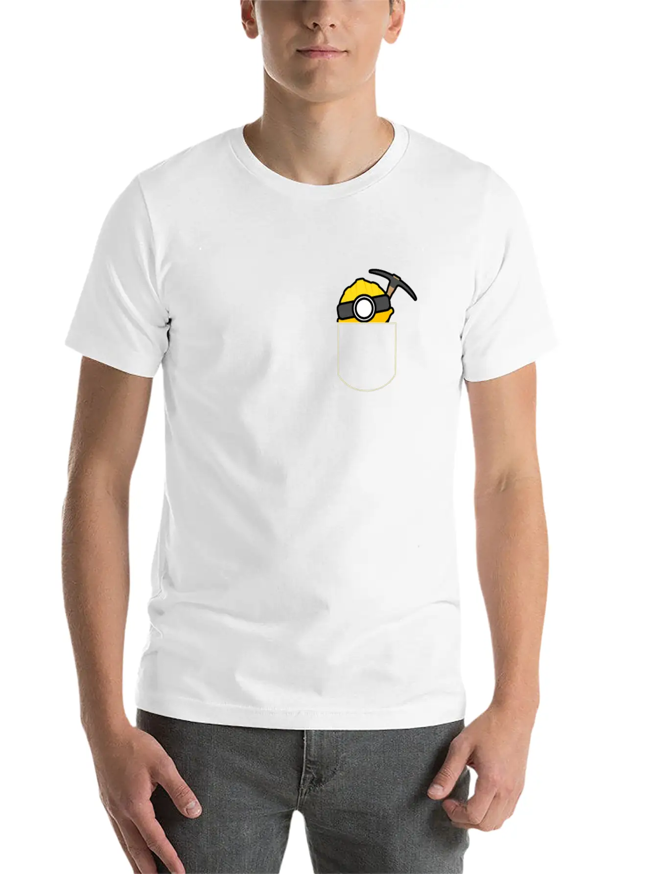 Mining Tools In The Pocket Miner Gift Idea Basic Graphic T-Shirt ¨C Daily Comfort In Soft Cotton