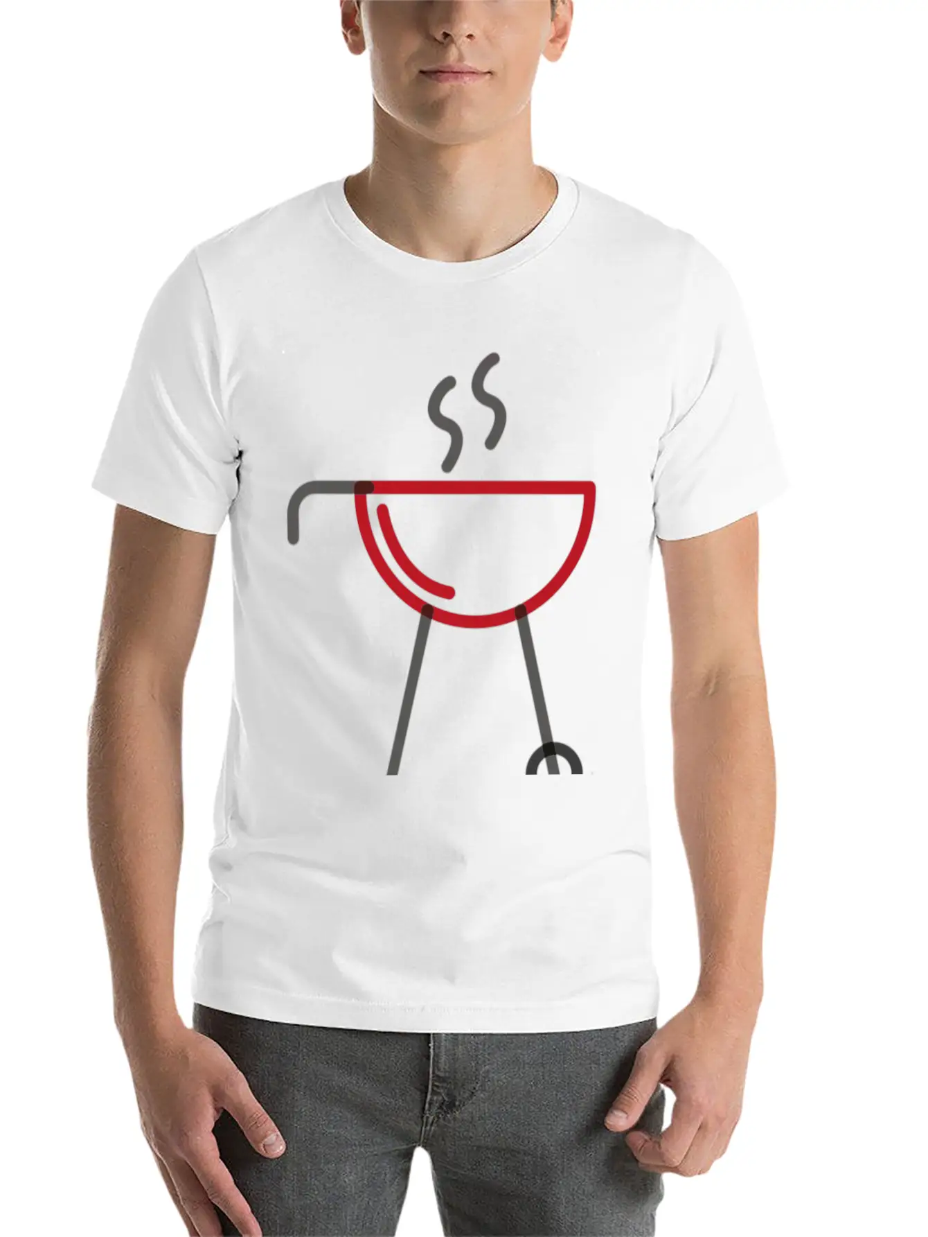 Mister Good Looking Is Cooking Basic Graphic T-Shirt ¨C Daily Comfort In Soft Cotton