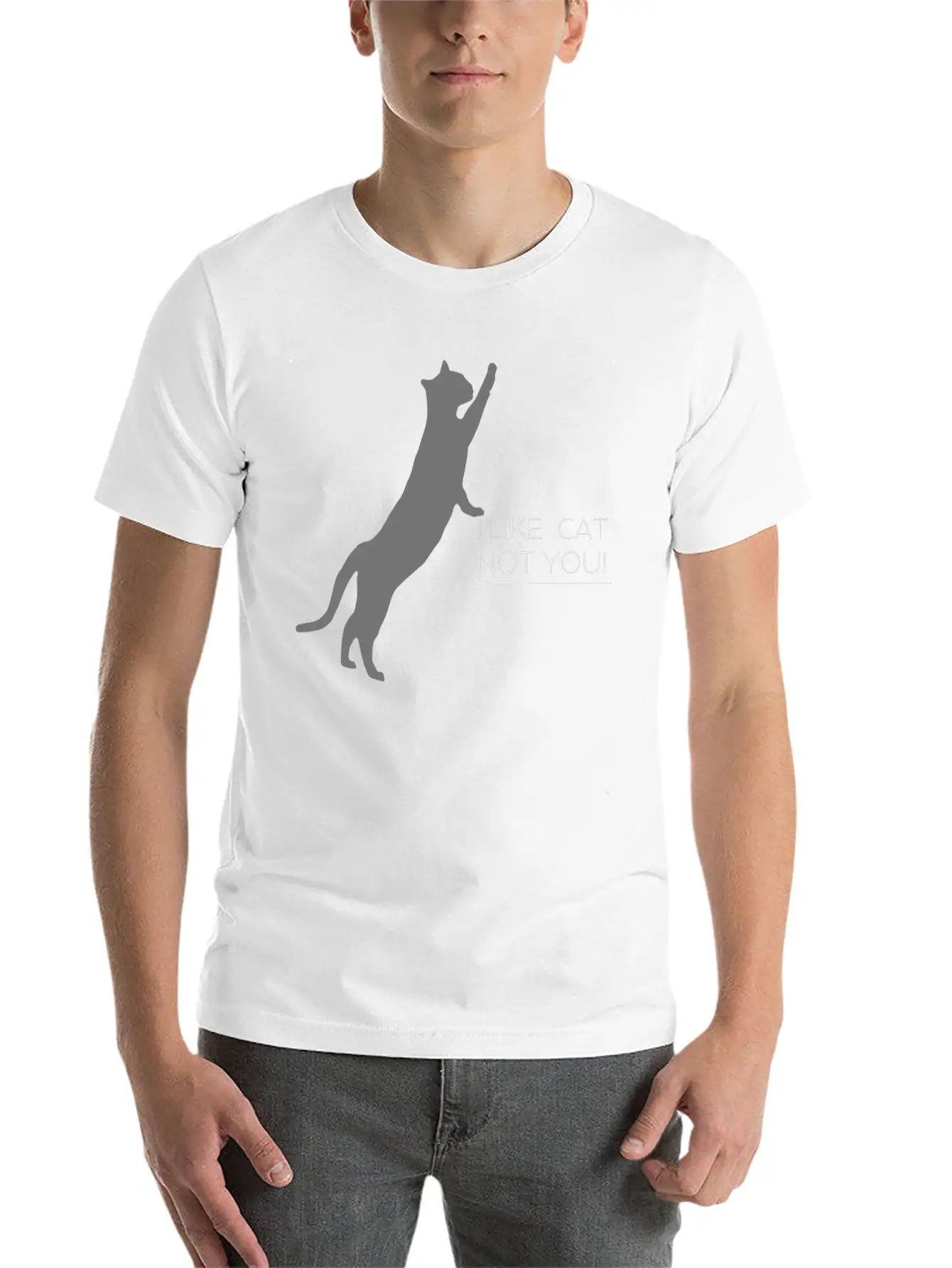 Modern Cat Basic Graphic T-Shirt ¨C Daily Comfort In Soft Cotton