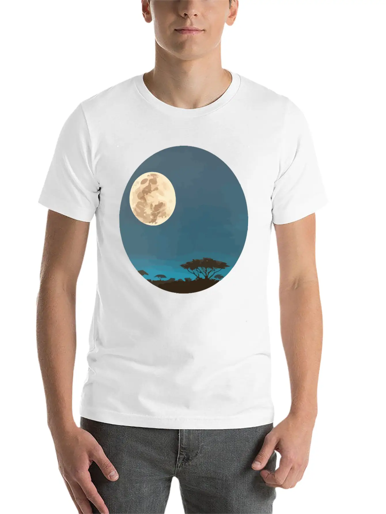 Moonrise Essential Cotton Tee For Daily Outfits ¨C Unisex Style