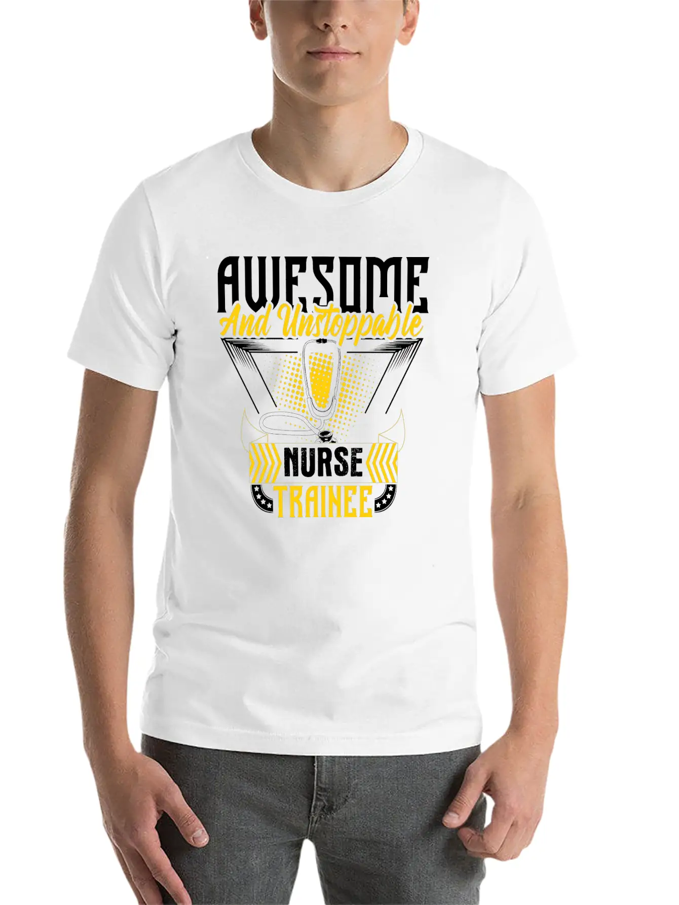 Nurse In Training Hospital Essential Cotton Tee For Daily Outfits ¨C Unisex Style