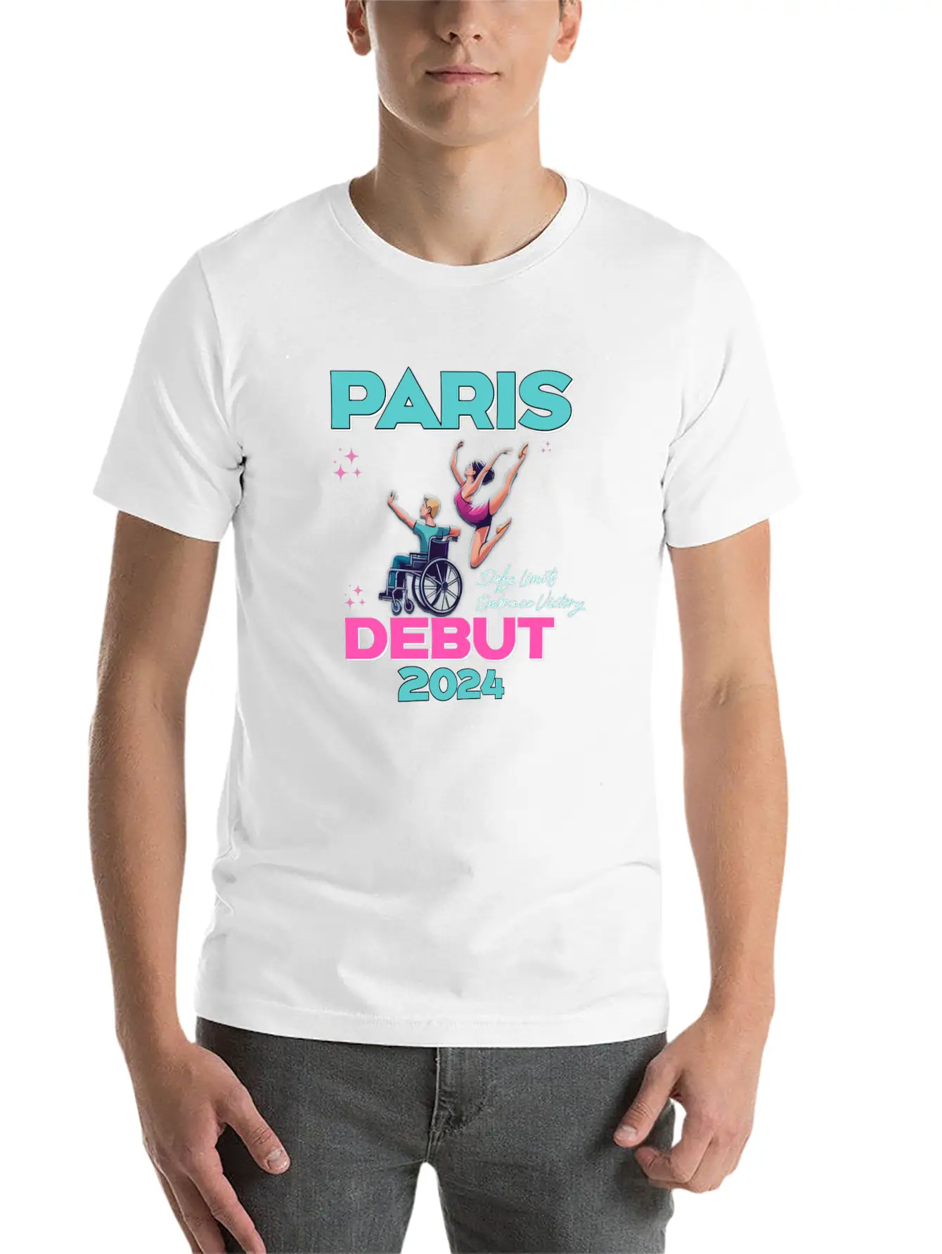 Paris Paralympic 2024 Essential Cotton Tee For Daily Outfits ¨C Unisex Style