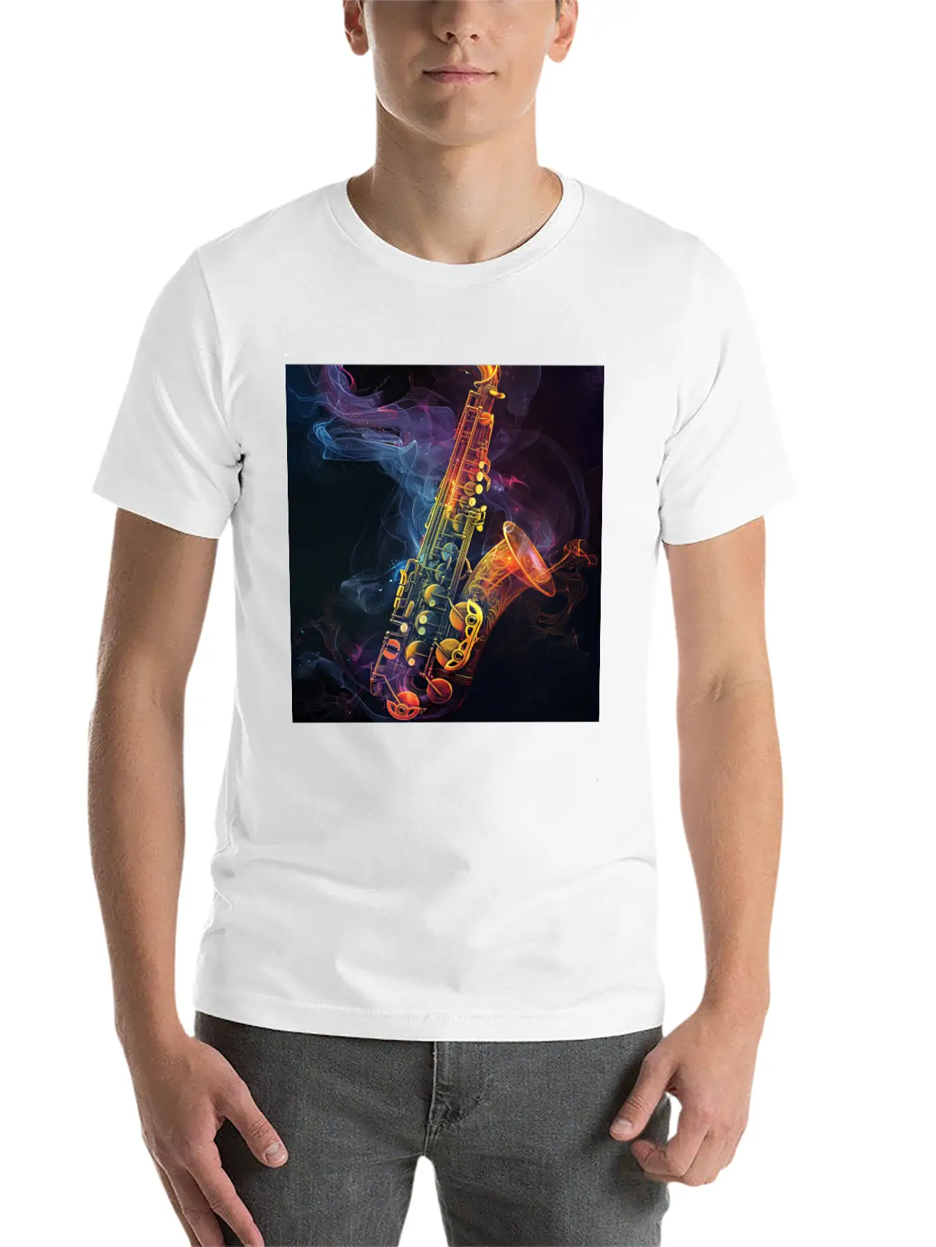 Saxophone Soft Cotton Short Sleeve Tee ¨C Unisex Wardrobe Staple