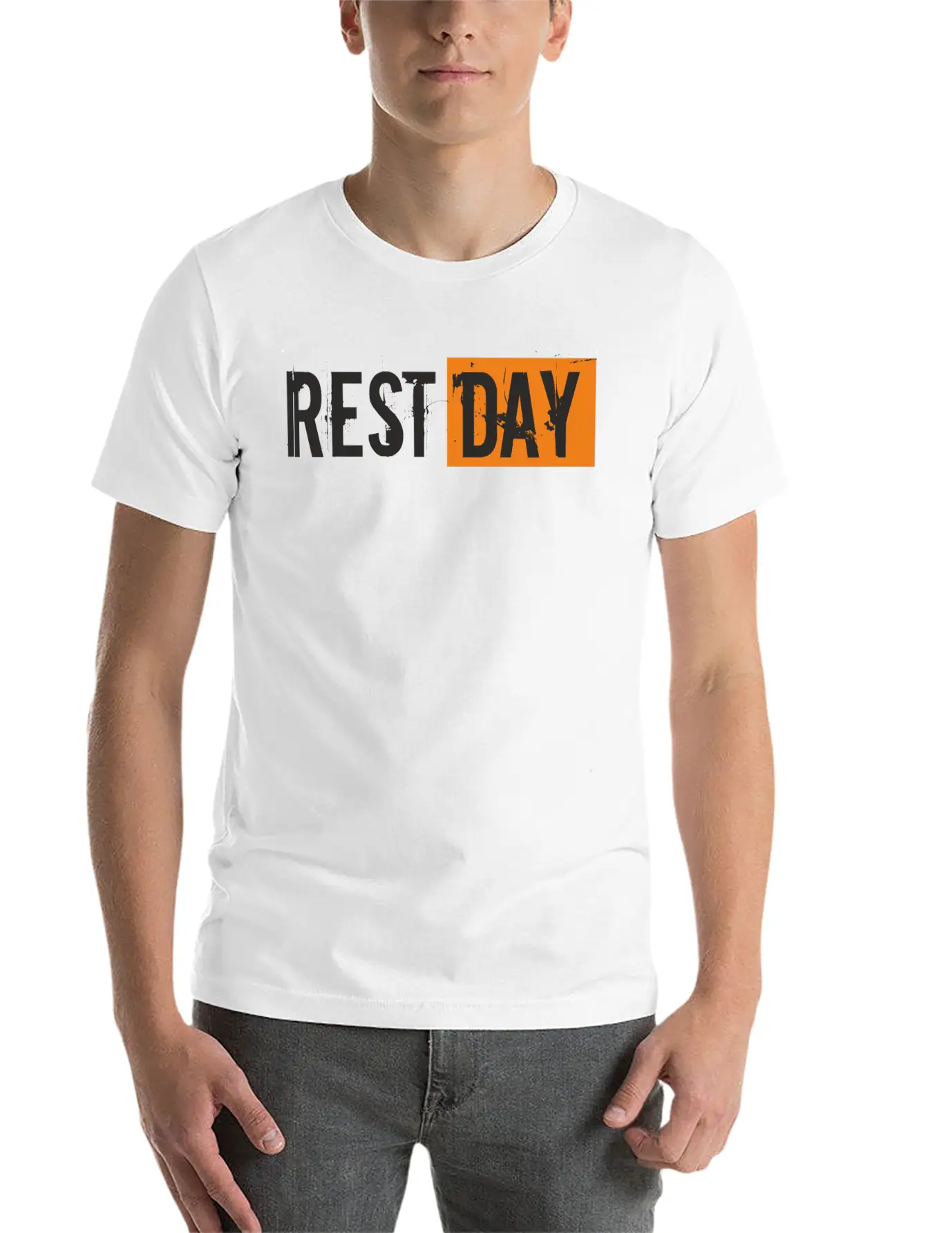 Saying - Rest Day Soft Cotton Short Sleeve Tee ¨C Unisex Wardrobe Staple