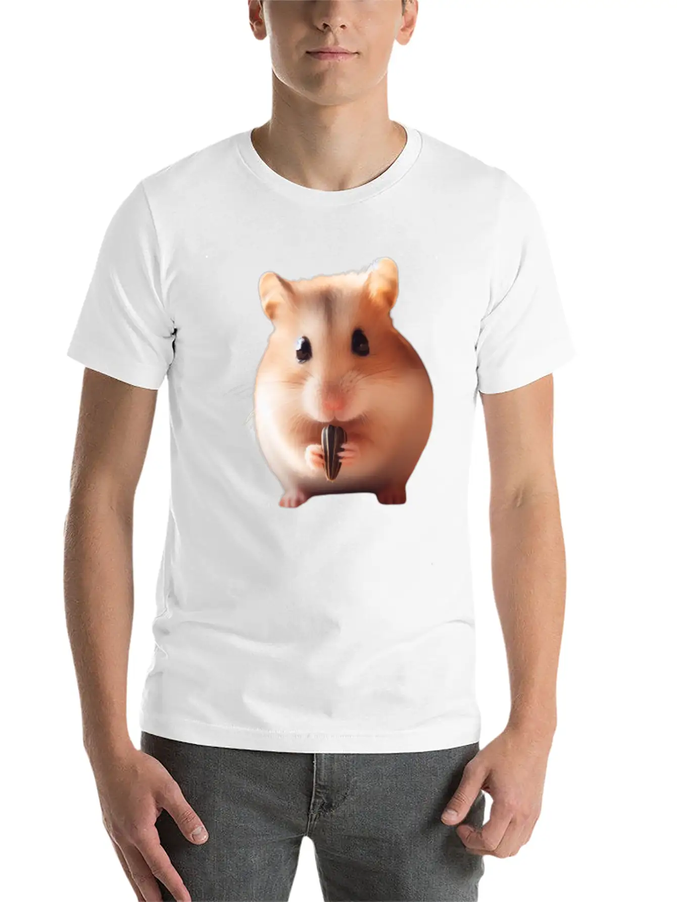 Seeds & Hamsters Essential Cotton Tee For Daily Outfits ¨C Unisex Style