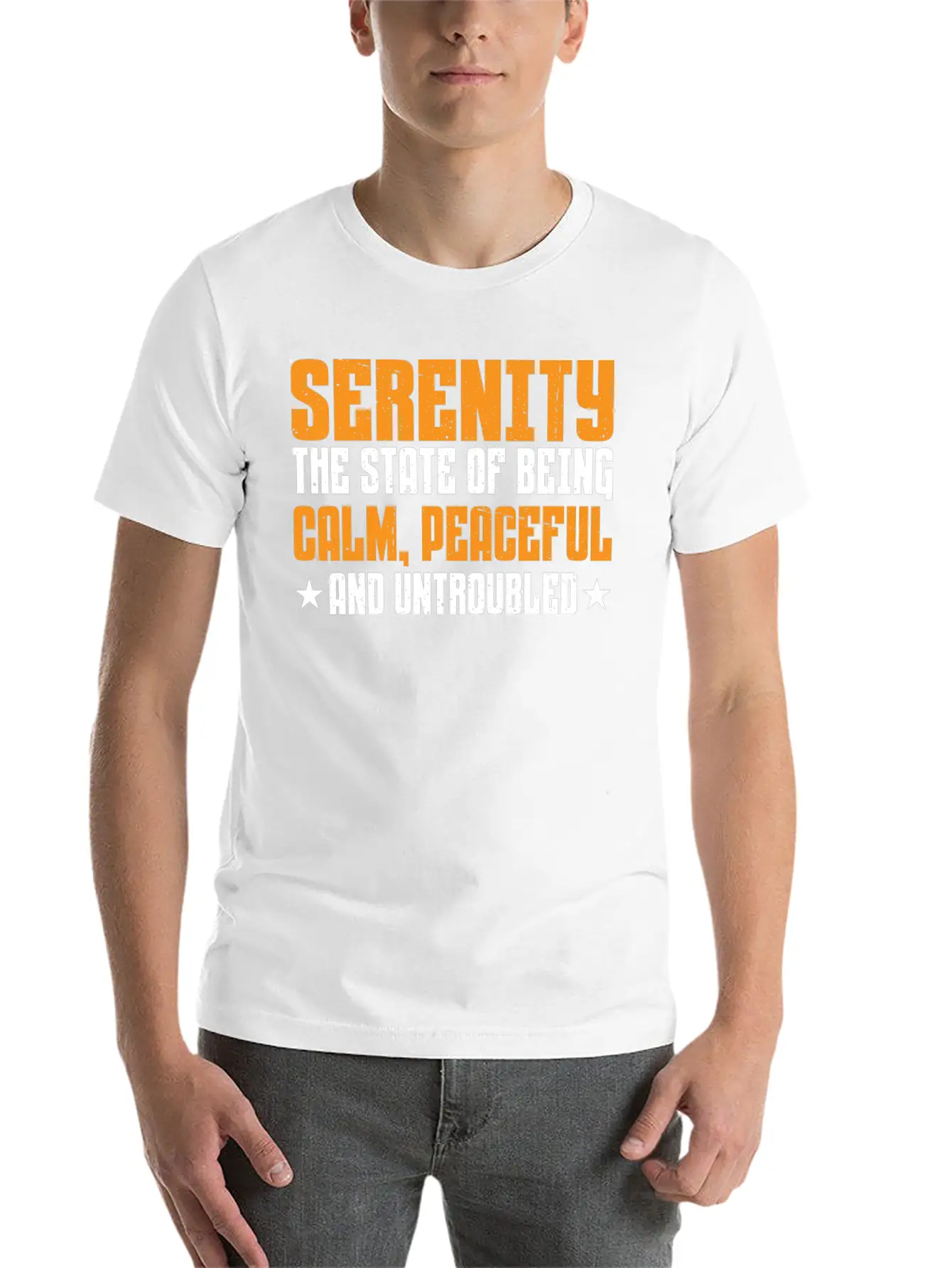 Serenity, Being Calm, Peaceful, And Untroubled 3 Essential Cotton Tee For Daily Outfits ¨C Unisex Style