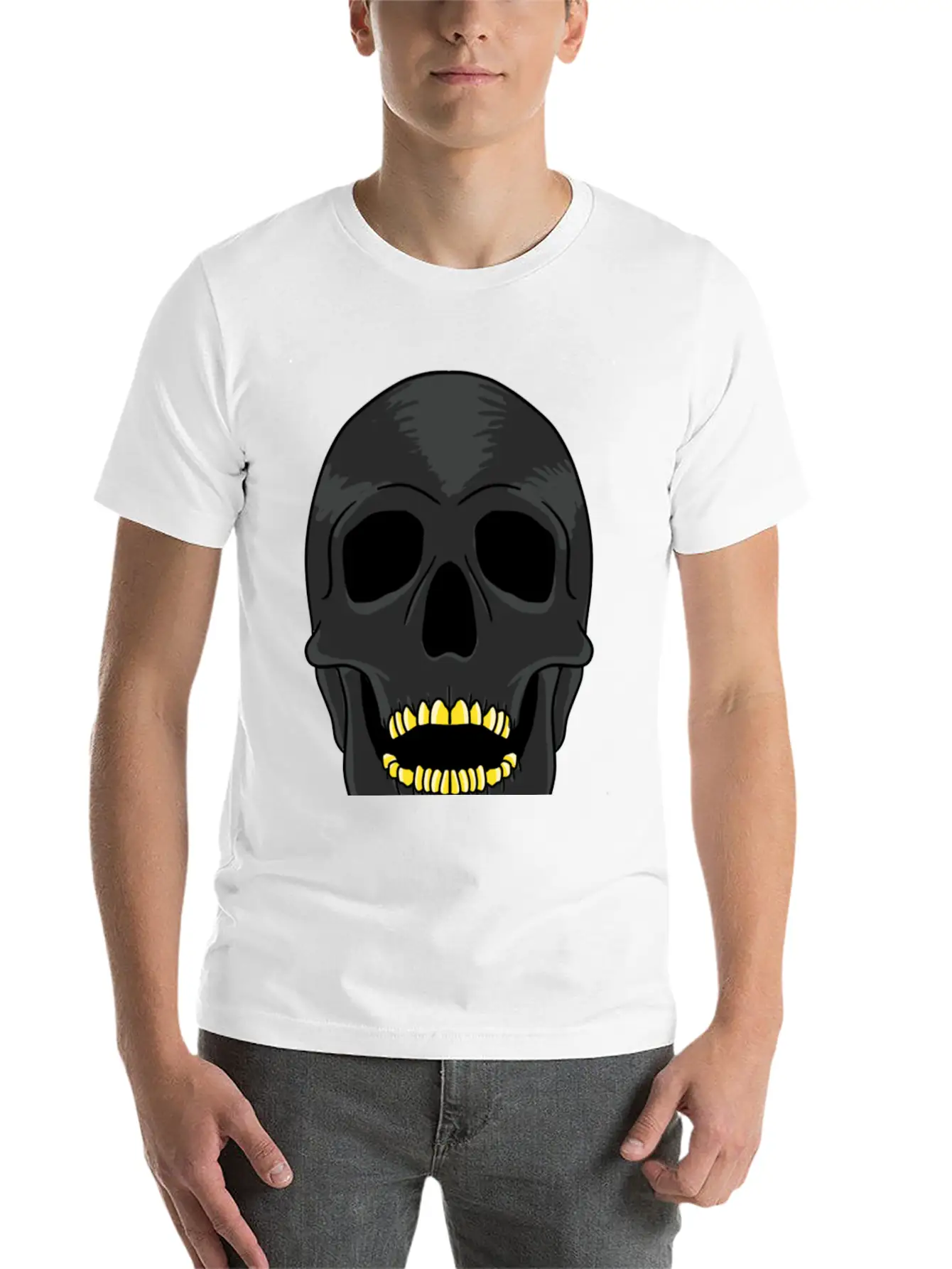 Skull Soft Cotton Short Sleeve Tee ¨C Unisex Wardrobe Staple