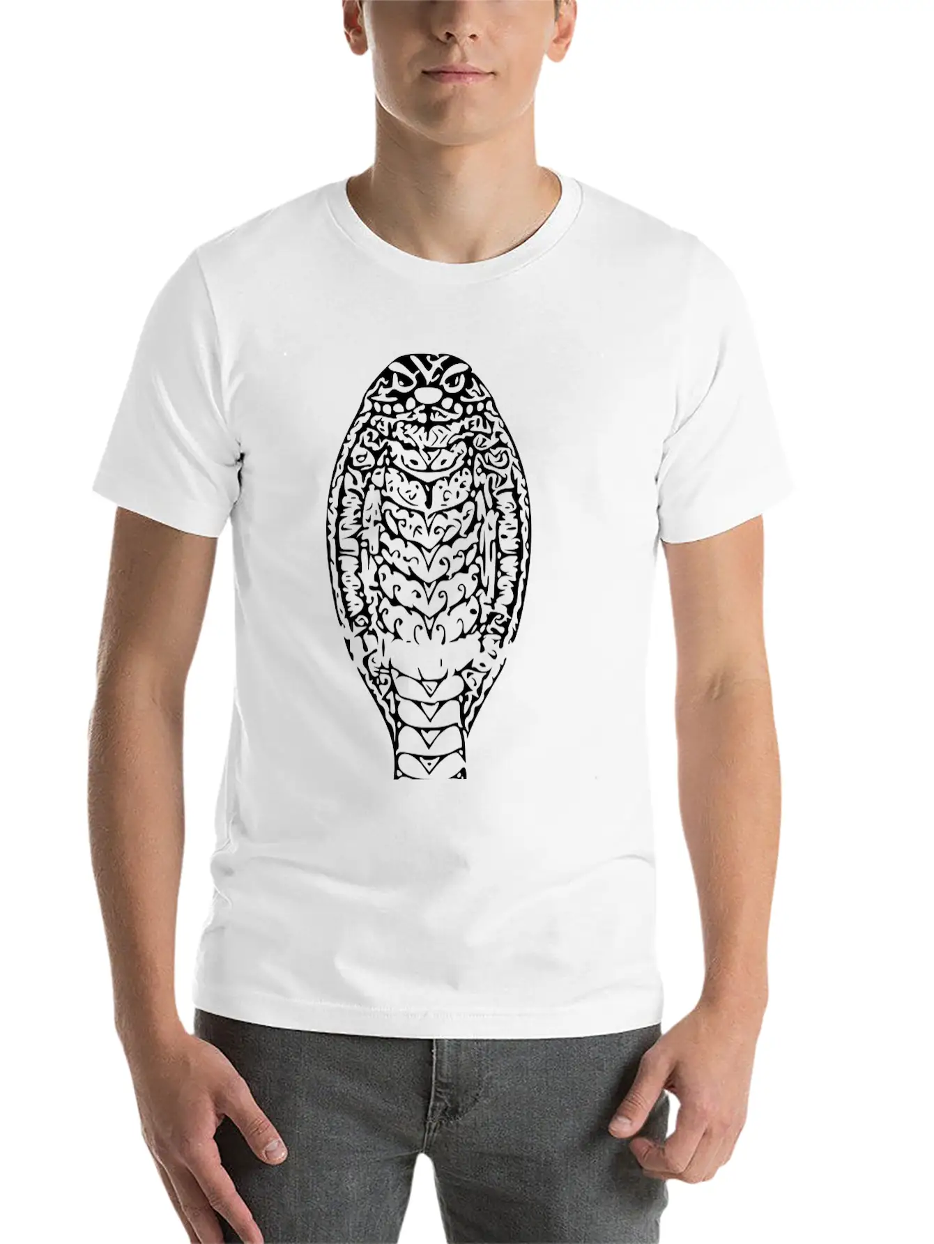 Snake Soft Cotton Short Sleeve Tee ¨C Unisex Wardrobe Staple