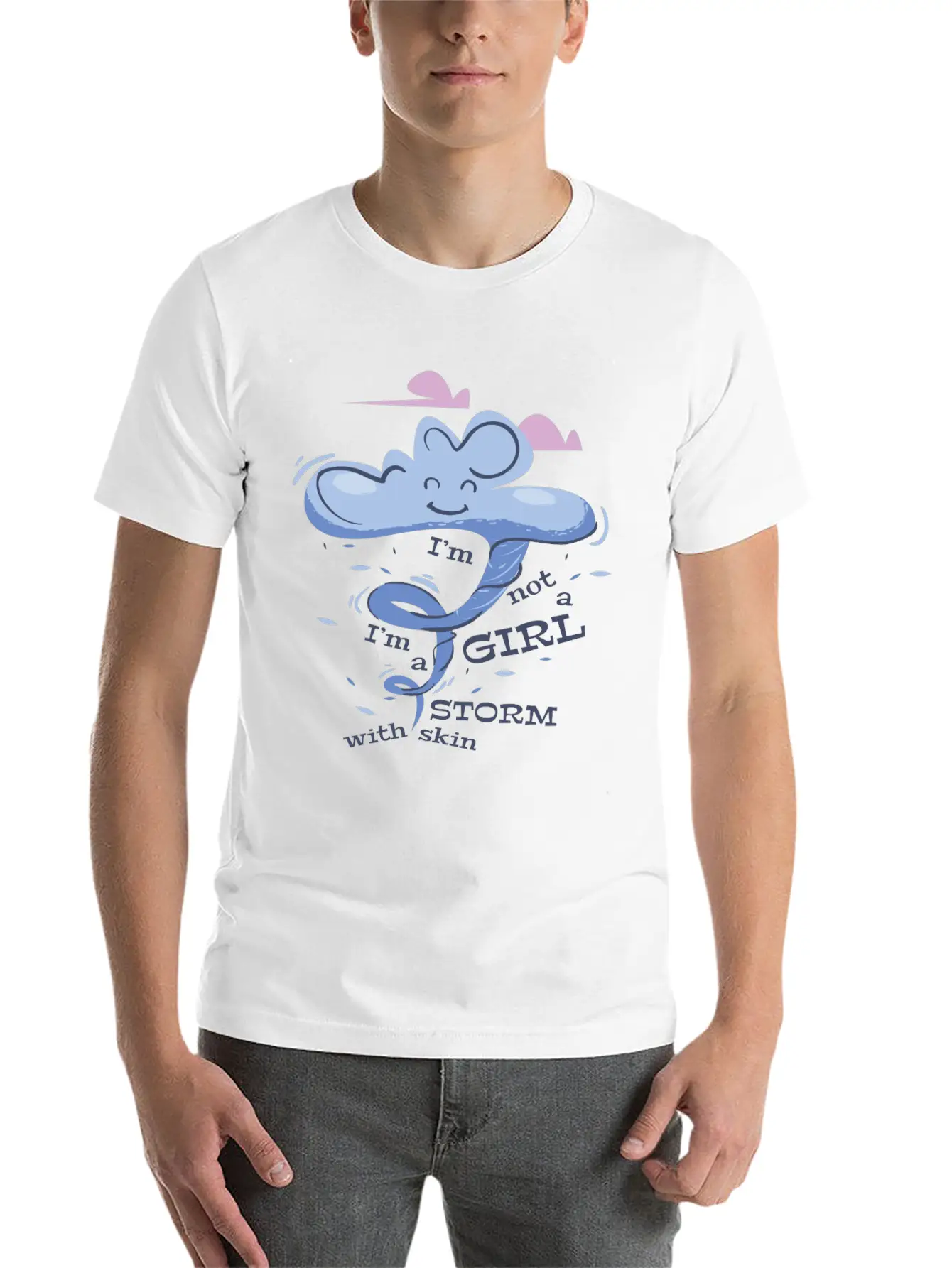 Storm Girl Basic Graphic T-Shirt ¨C Daily Comfort In Soft Cotton