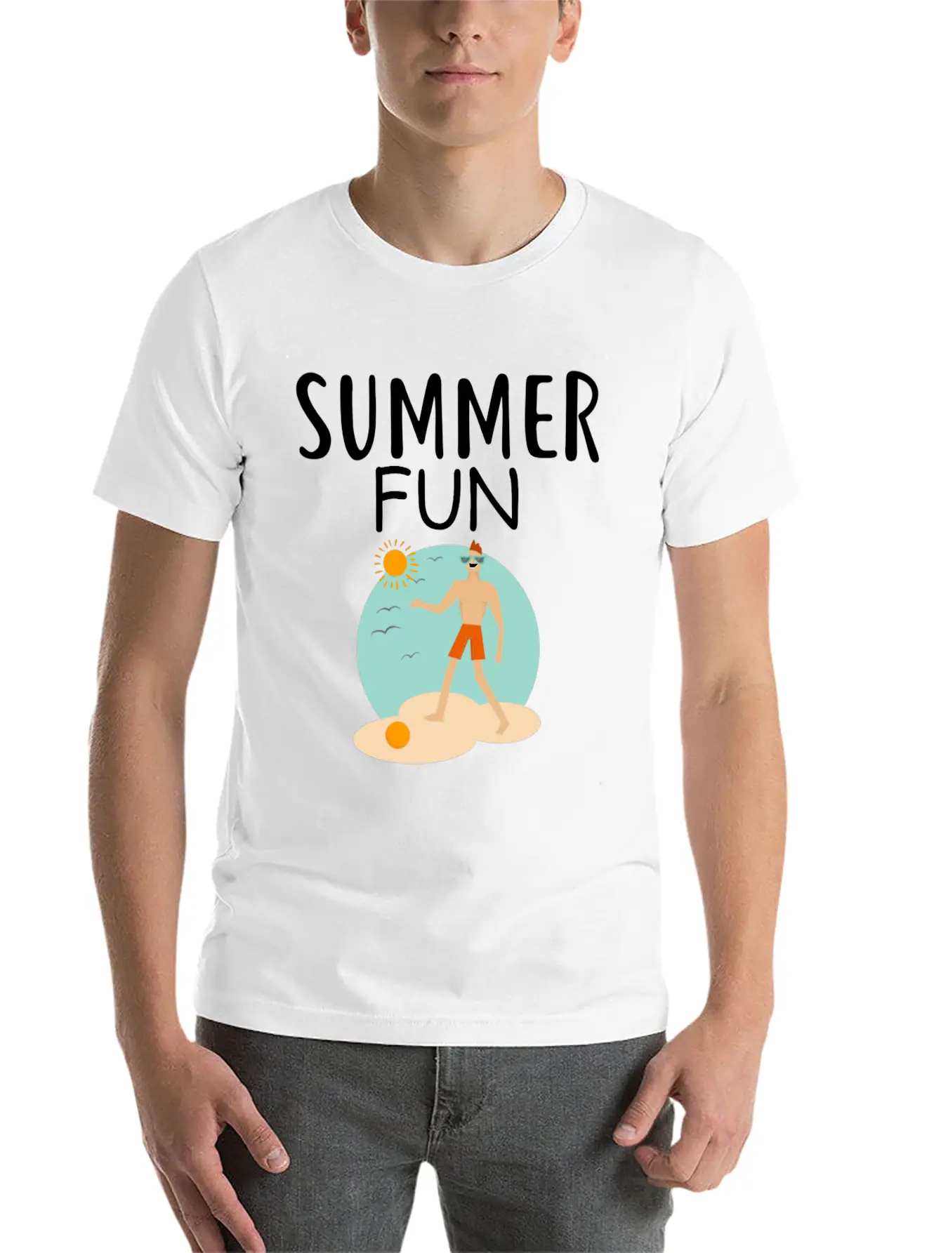 Summer Fun Essential Cotton Tee For Daily Outfits ¨C Unisex Style