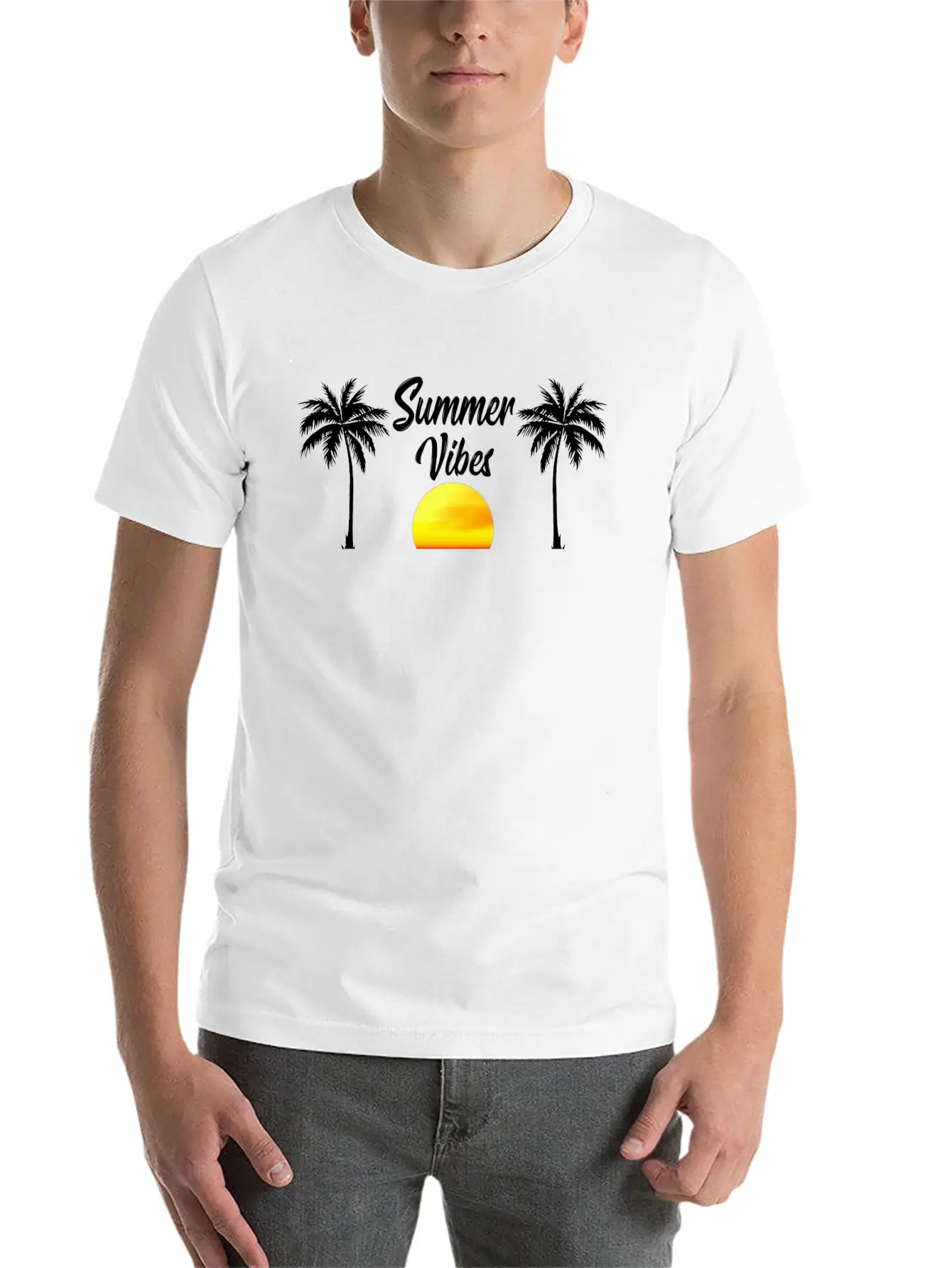 Summer Vibes Soft Cotton Short Sleeve Tee ¨C Unisex Wardrobe Staple