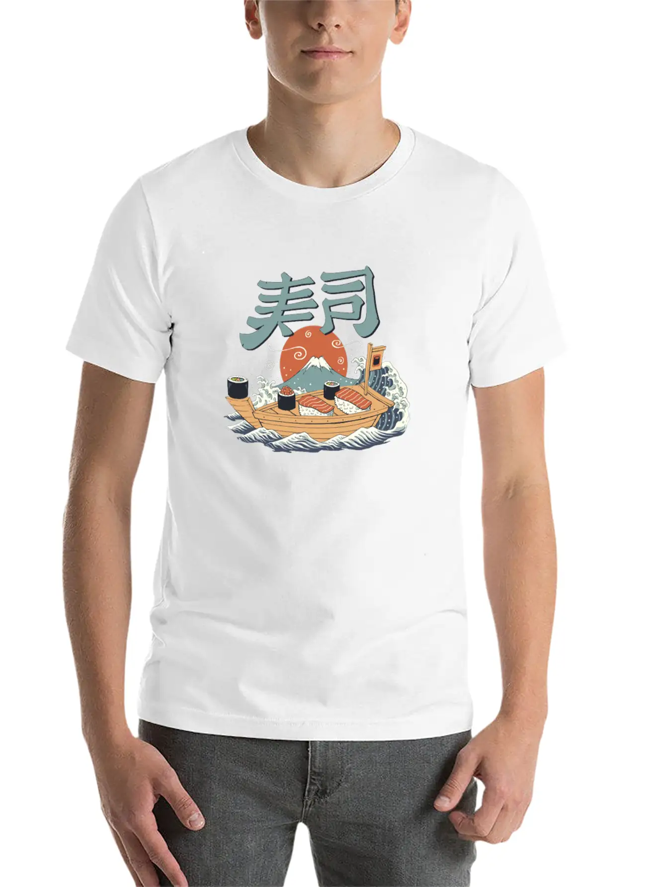Sushi Pop Basic Graphic T-Shirt ¨C Daily Comfort In Soft Cotton