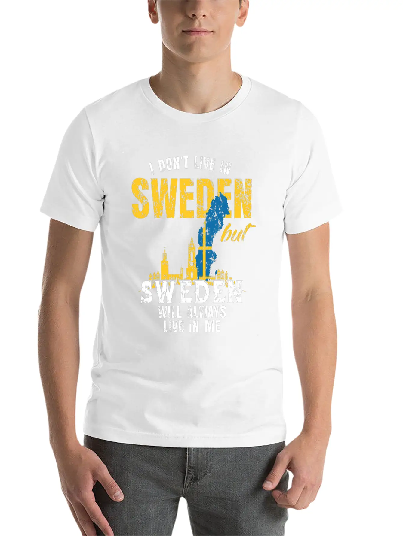 Sweden Country Flag Gift Basic Graphic T-Shirt ¨C Daily Comfort In Soft Cotton