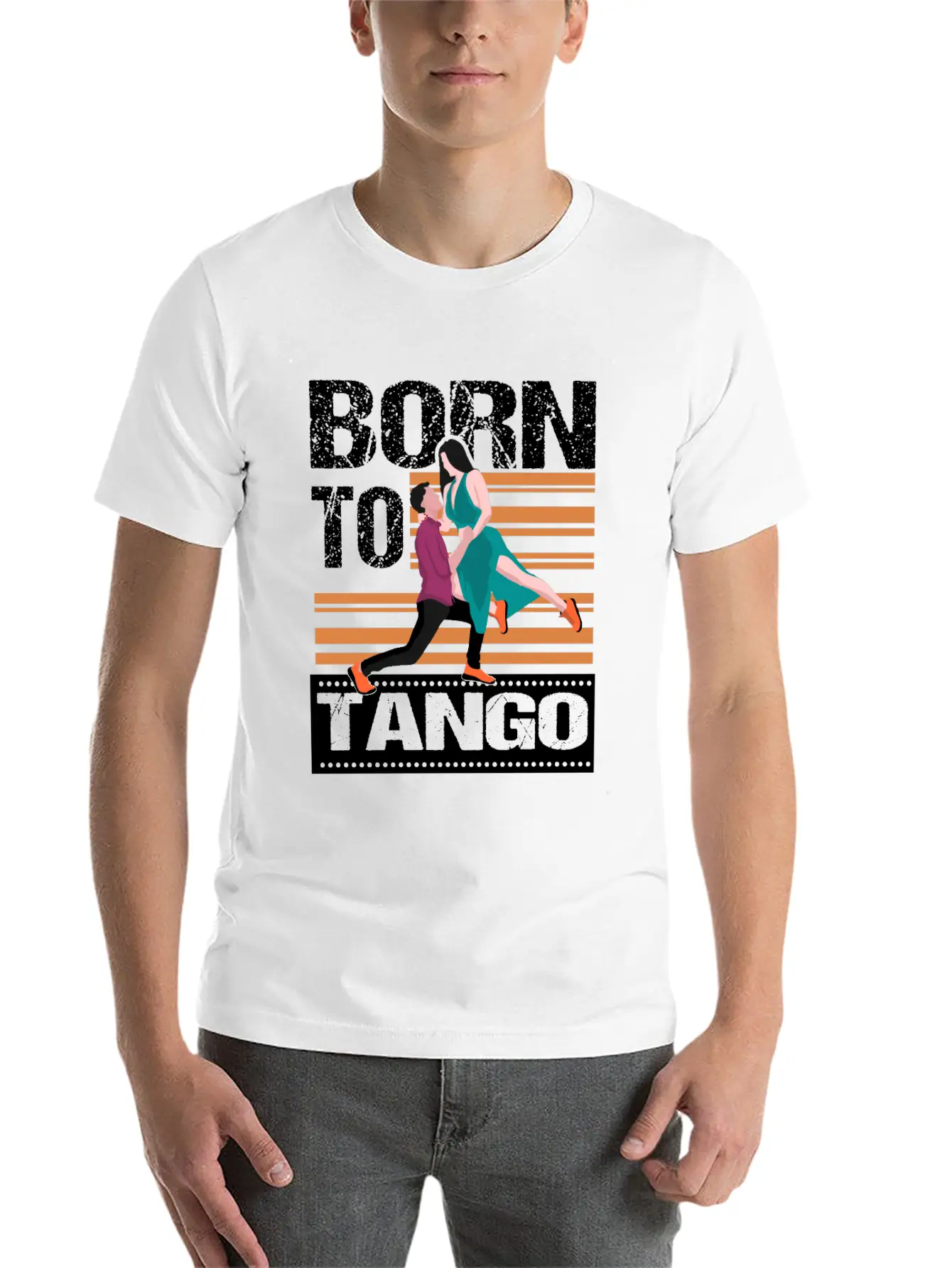 Tango Dancing Basic Graphic T-Shirt ¨C Daily Comfort In Soft Cotton