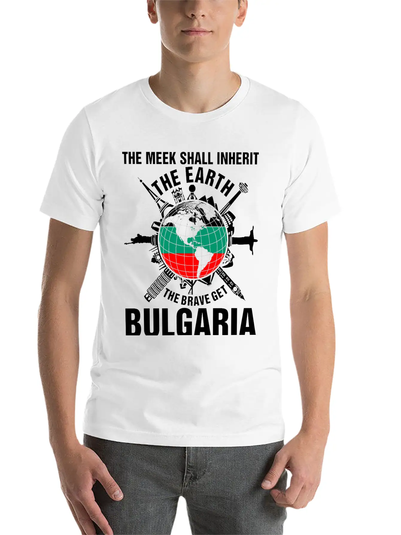 The Earth Brave Get Bulgaria Unisex Casual T-Shirt ¨C Clean Design For Daily Comfort