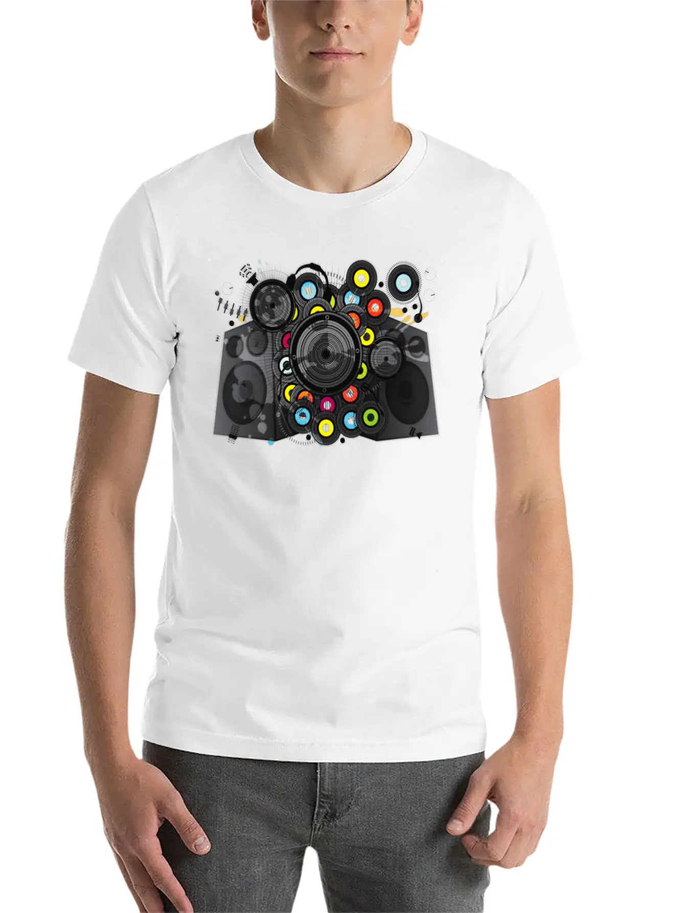 The_Sound_of_Silence Essential Cotton Tee For Daily Outfits ¨C Unisex Style