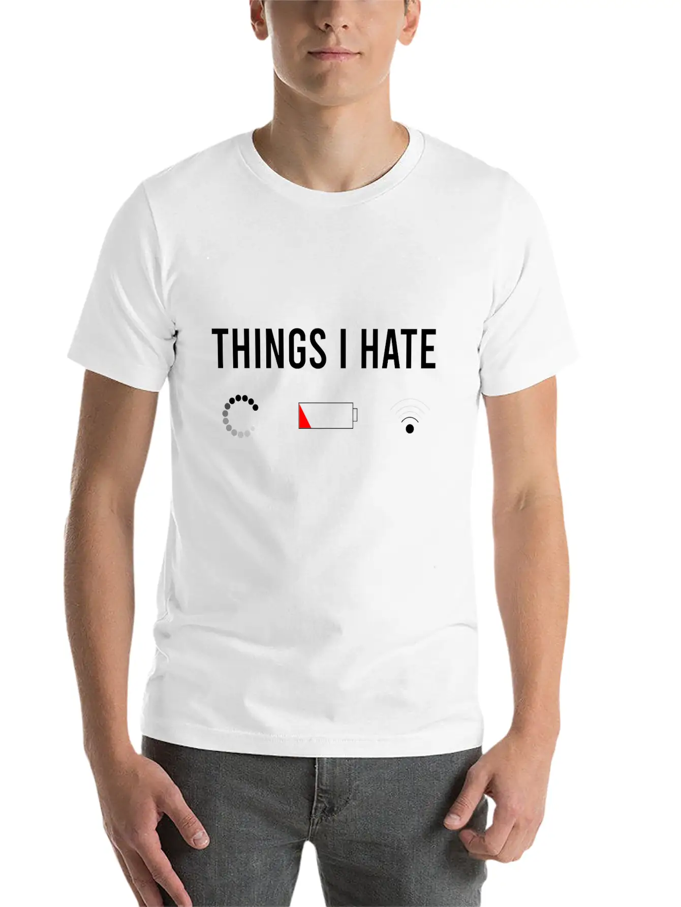 Things I Hate Soft Cotton Short Sleeve Tee ¨C Unisex Wardrobe Staple