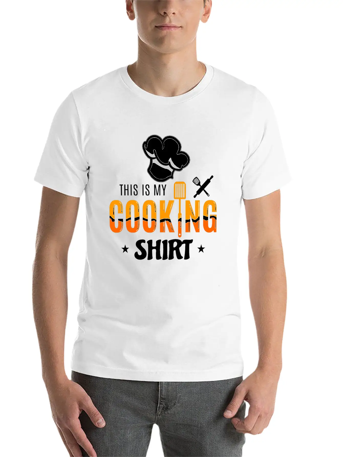 This Is My Cooking Shirt Cook Cooking Gift Basic Graphic T-Shirt ¨C Daily Comfort In Soft Cotton