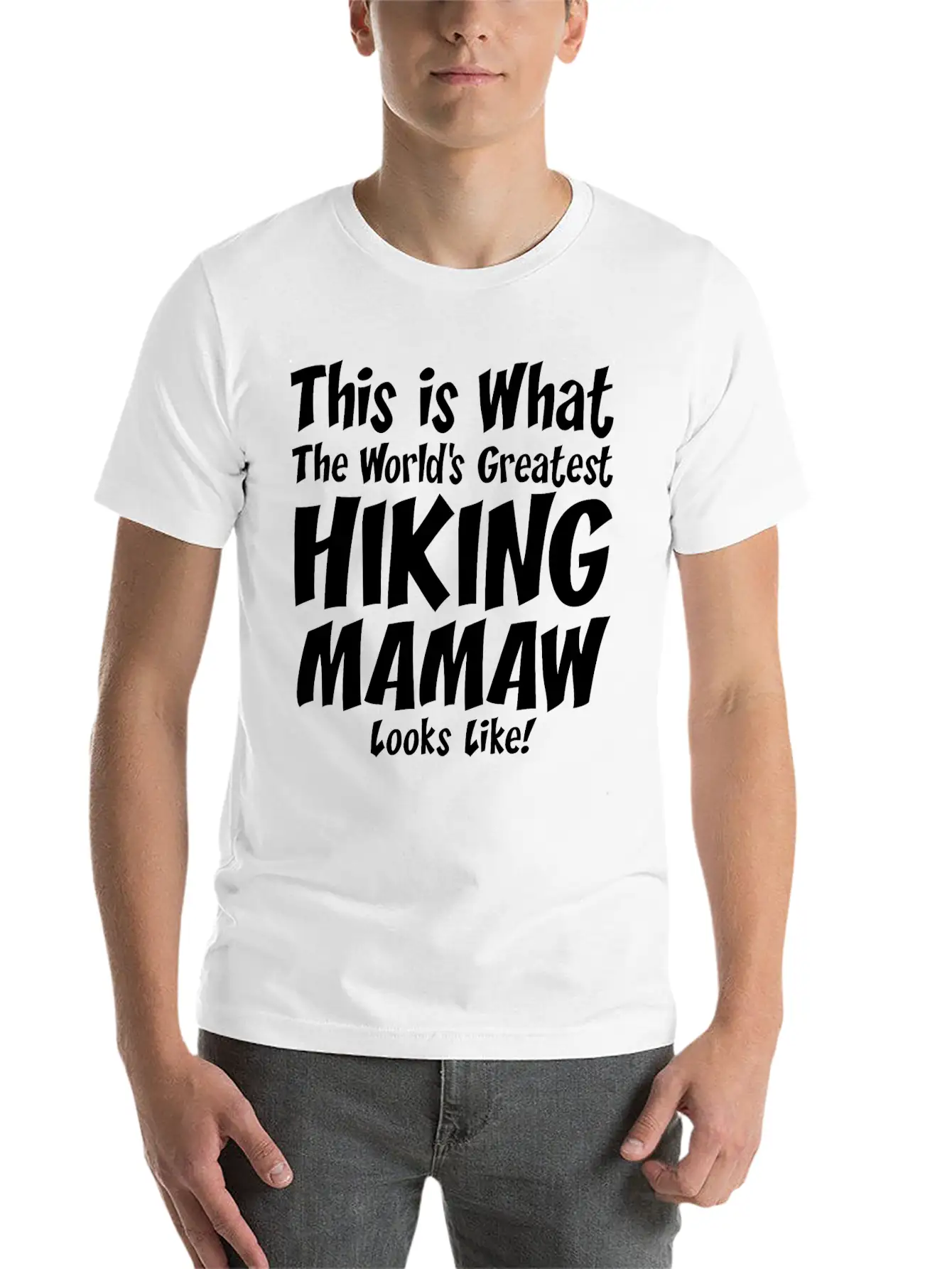 This Is What The Worlds Greatest Hiking Mamaw Soft Cotton Short Sleeve Tee ¨C Unisex Wardrobe Staple