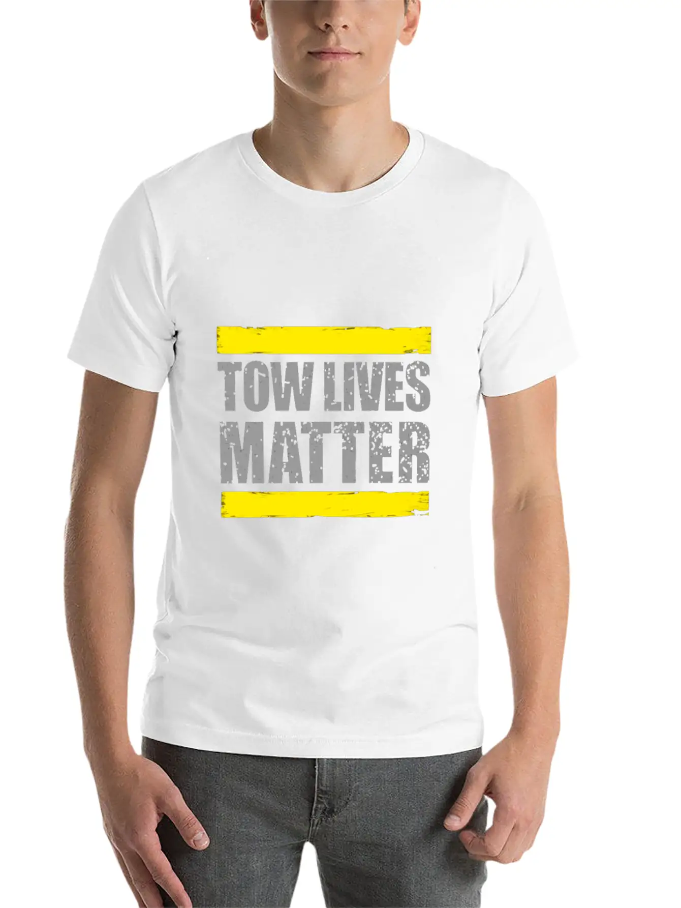 Tow Lives Matter Tow Truck Driver Basic Graphic T-Shirt ¨C Daily Comfort In Soft Cotton