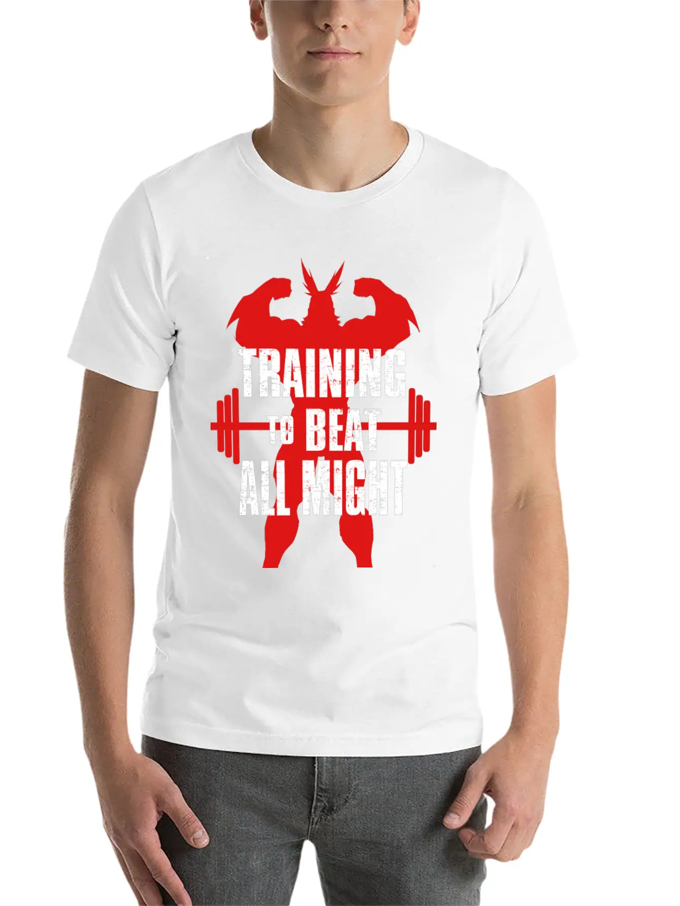 Training To Beat All Might Soft Cotton Short Sleeve Tee ¨C Unisex Wardrobe Staple