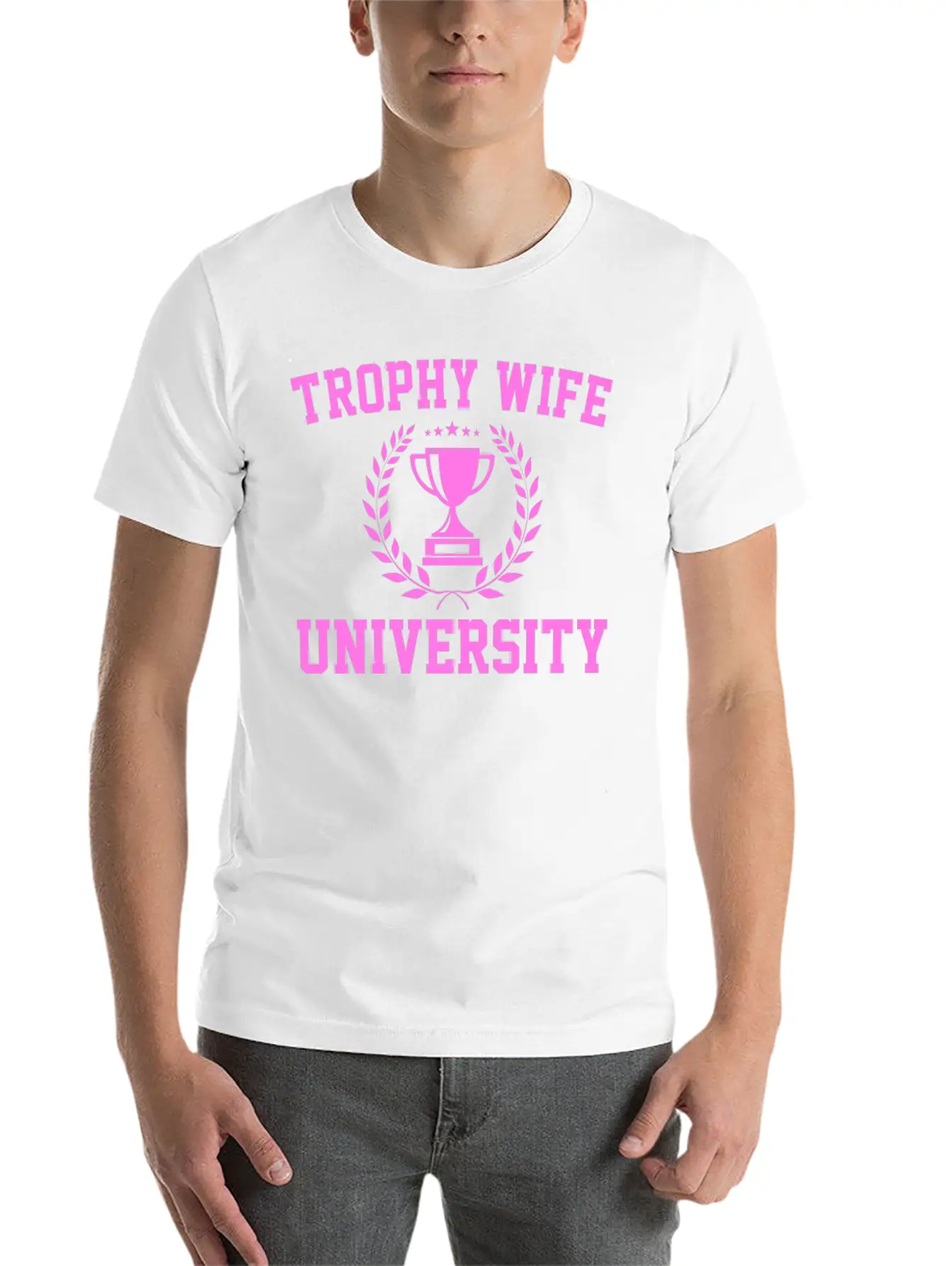 Trophy Wife University Soft Cotton Short Sleeve Tee ¨C Unisex Wardrobe Staple