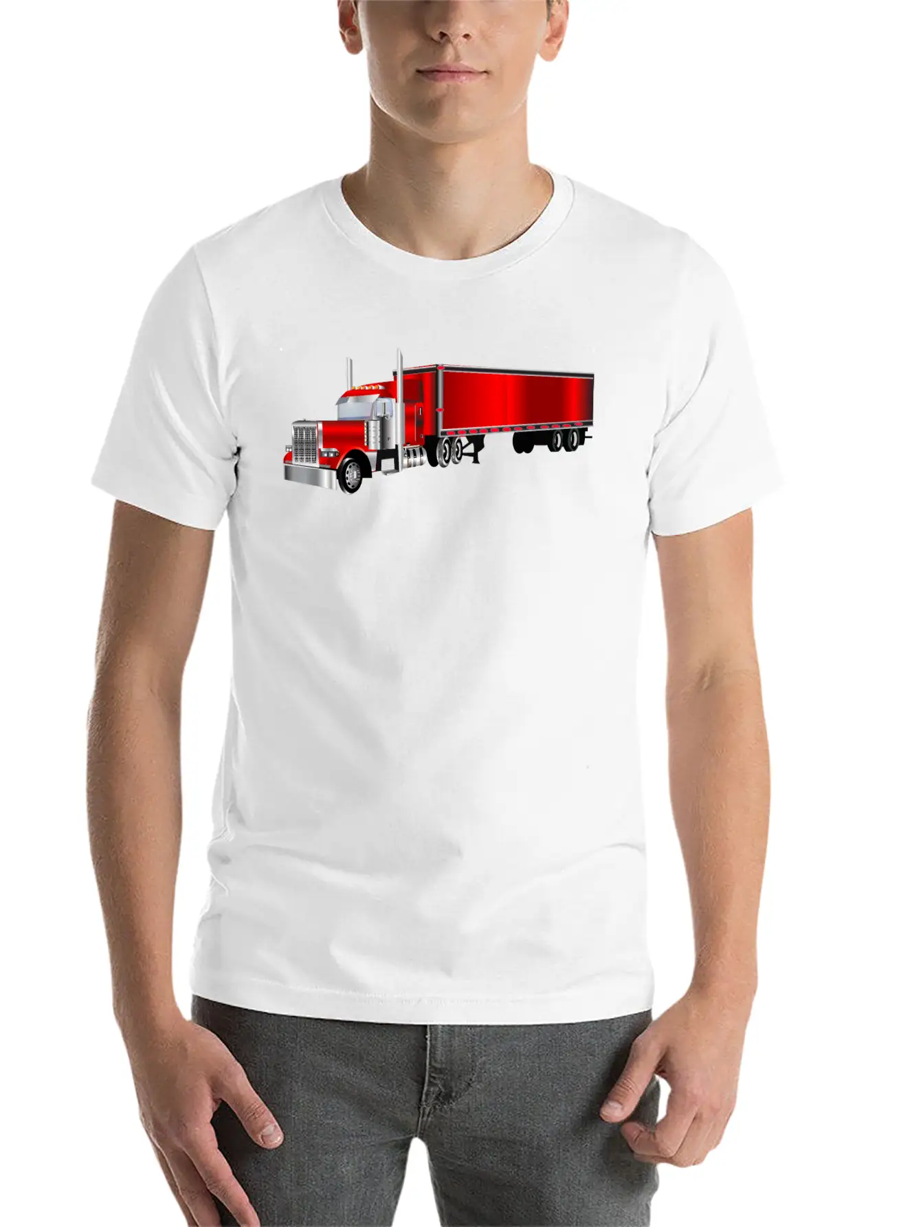 Trucking Basic Graphic T-Shirt ¨C Daily Comfort In Soft Cotton