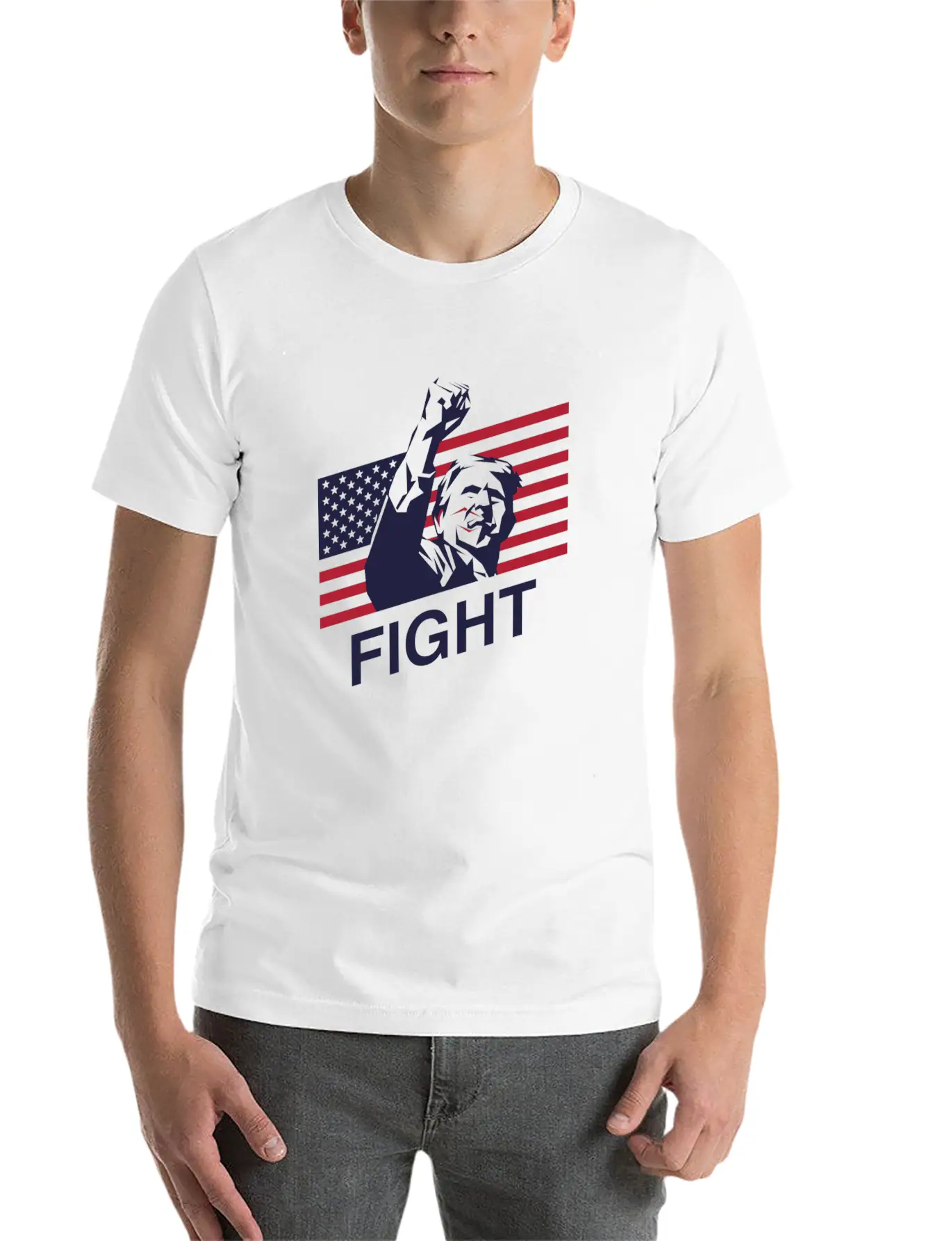 Trump: The Patriot's Fight Soft Cotton Short Sleeve Tee ¨C Unisex Wardrobe Staple