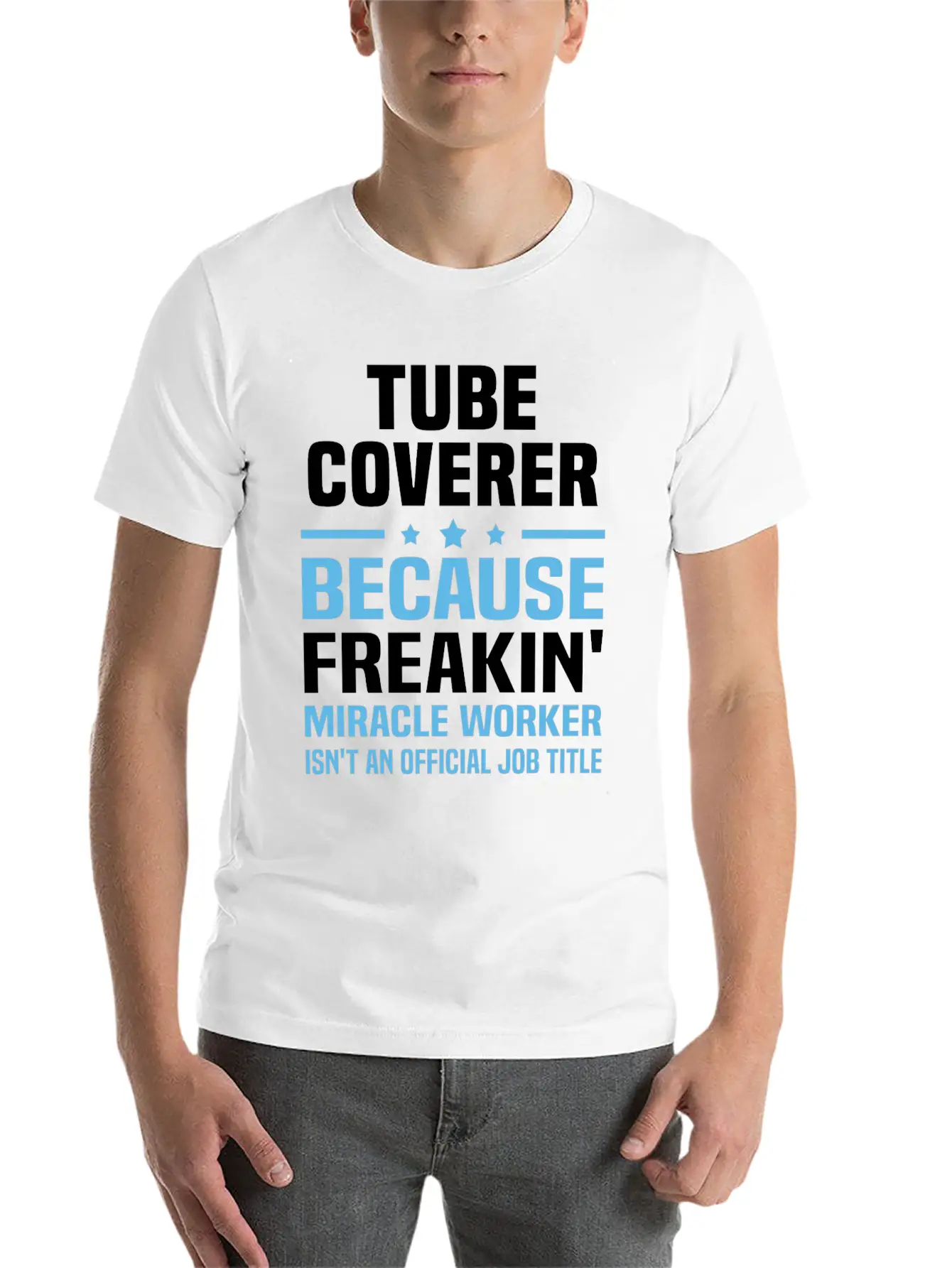 Tube Coverer Basic Graphic T-Shirt ¨C Daily Comfort In Soft Cotton
