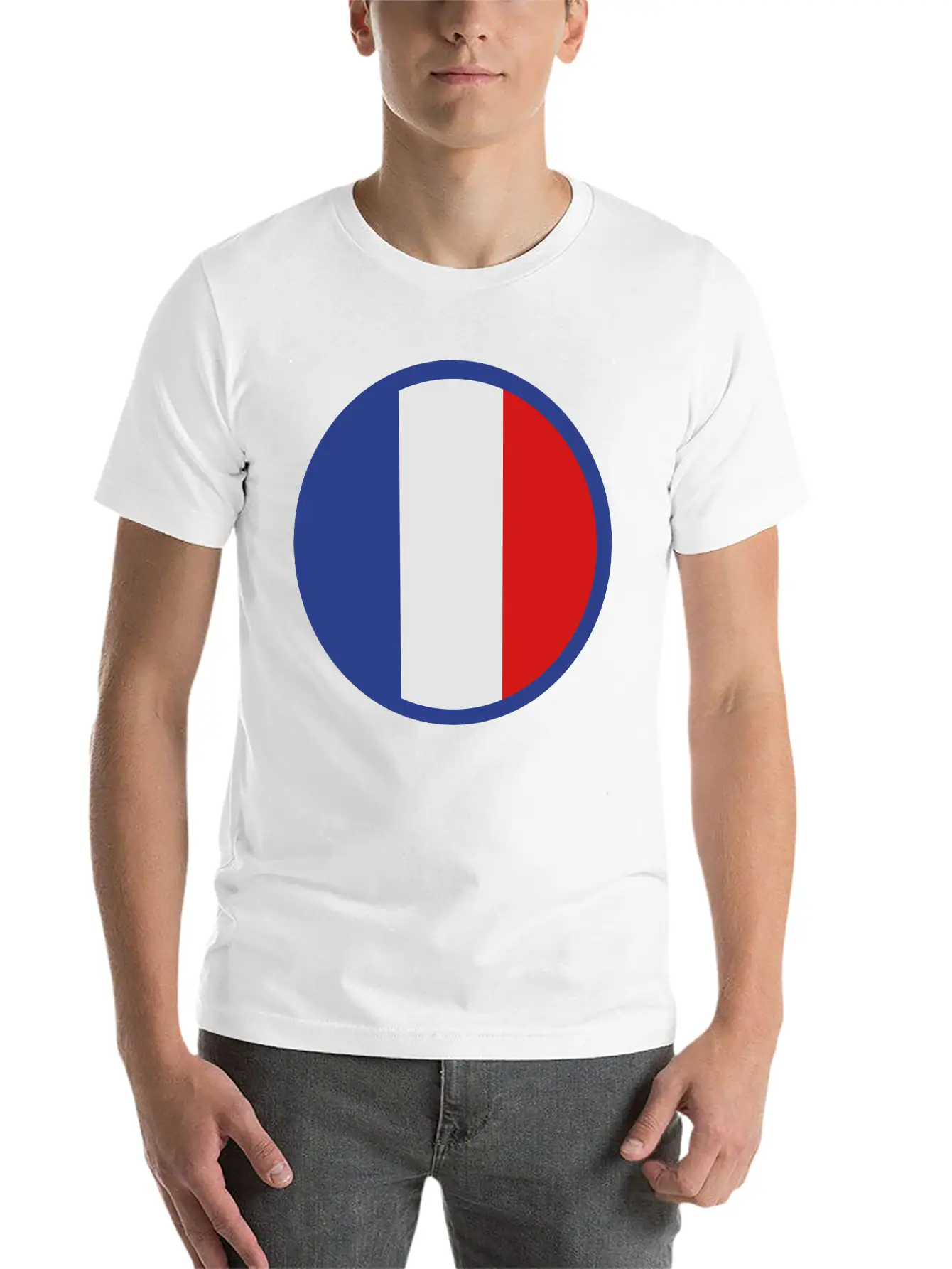 Under The Sign Of France Basic Graphic T-Shirt ¨C Daily Comfort In Soft Cotton