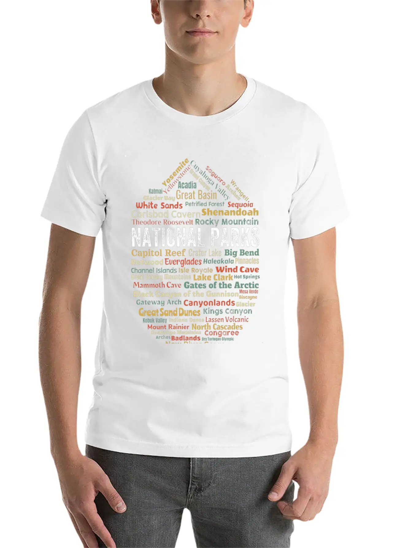 Us National Parks Essential Cotton Tee For Daily Outfits ¨C Unisex Style