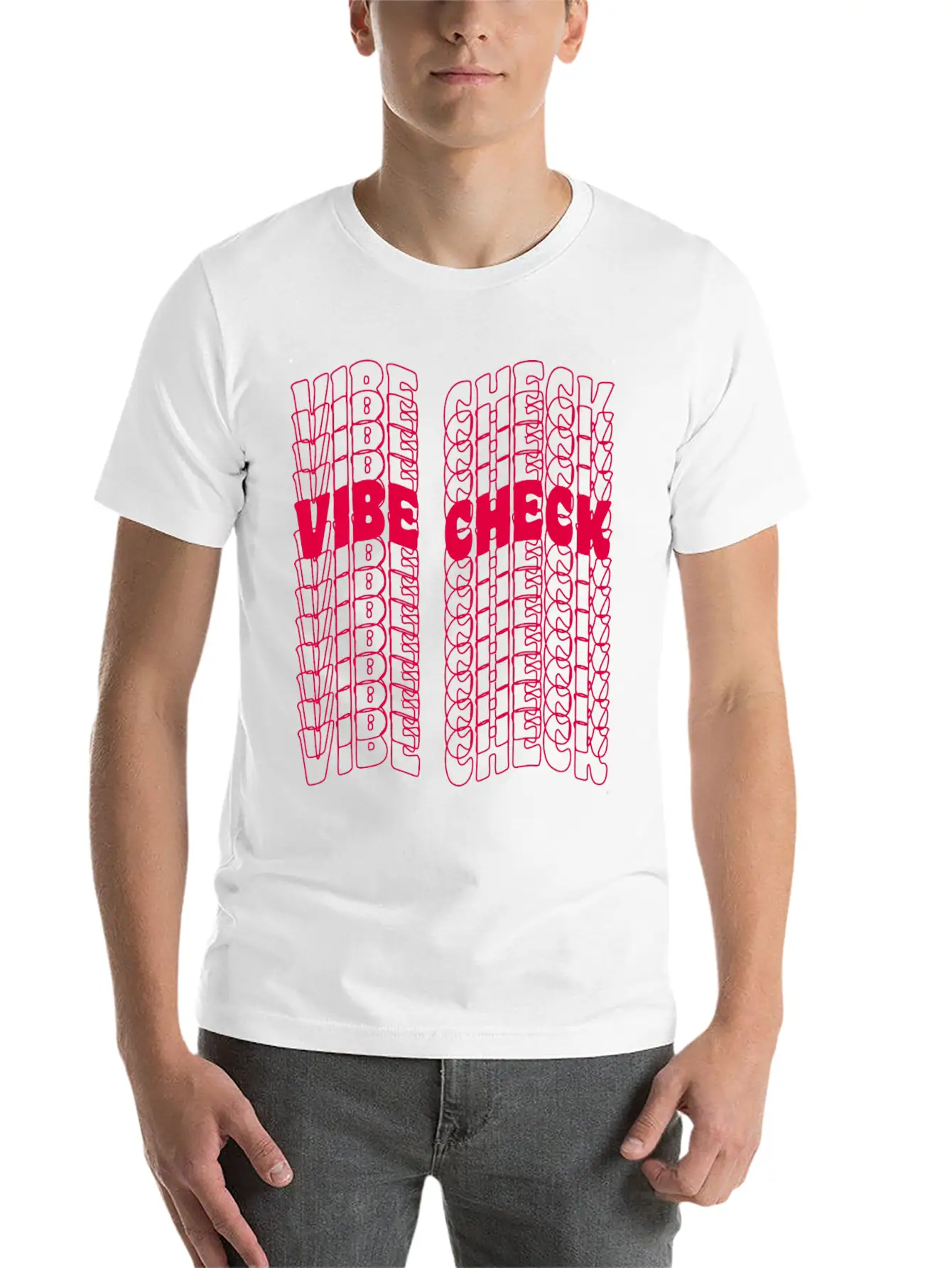 Vibe Check Aesthetic Soft Cotton Short Sleeve Tee ¨C Unisex Wardrobe Staple