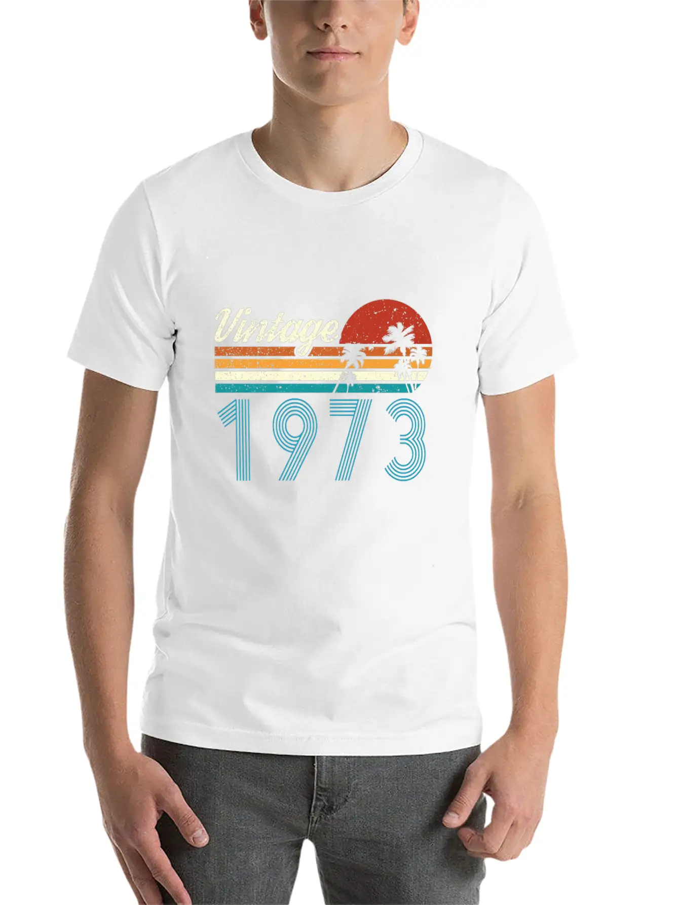 Vintage 1973 Vintage Birthday Retro Vintage Essential Cotton Tee For Daily Outfits ¨C Unisex Style