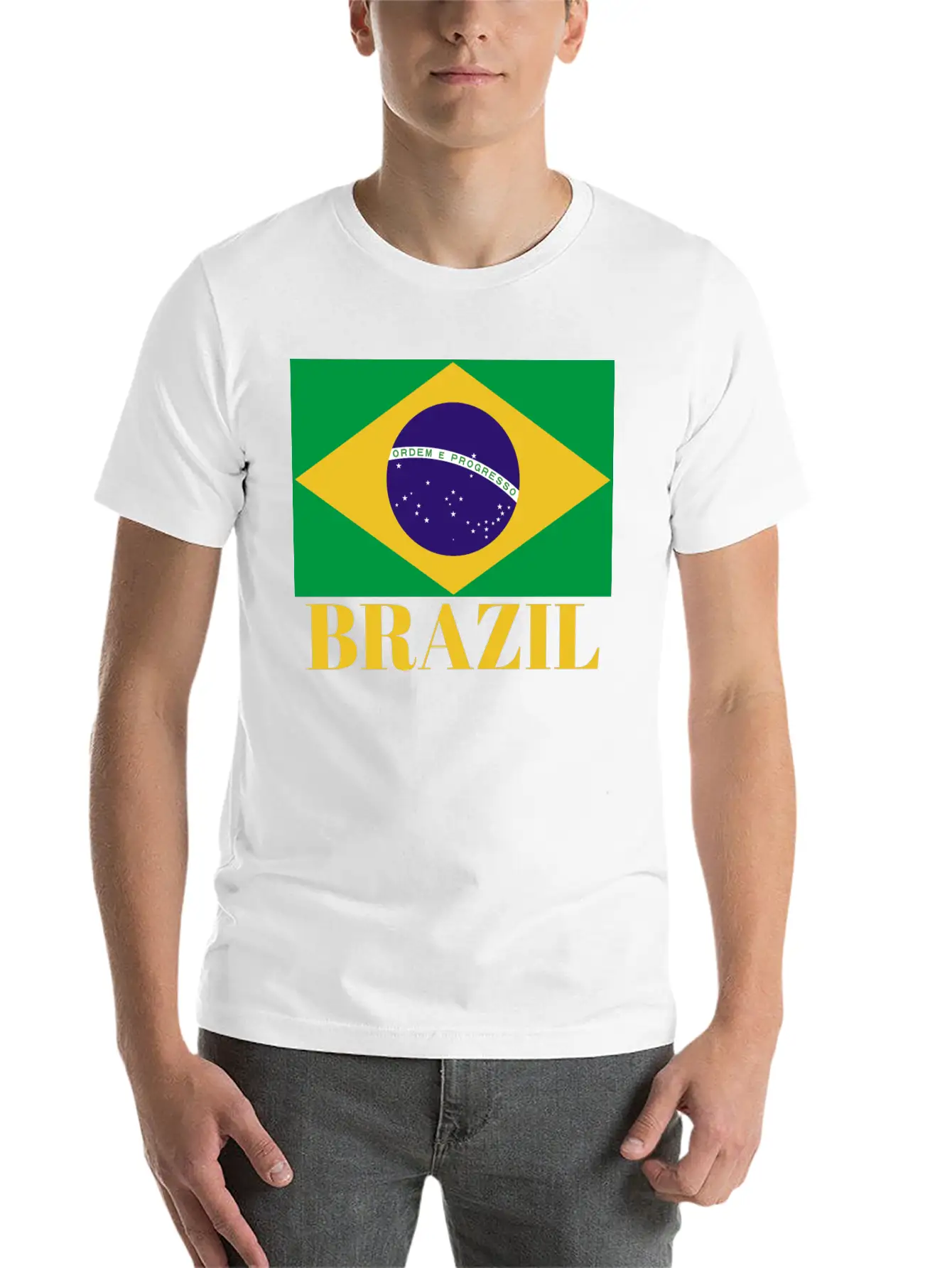 Vintage It's In My DNA Brazil Flag BRAZIL BRASIL Soft Cotton Short Sleeve Tee ¨C Unisex Wardrobe Staple