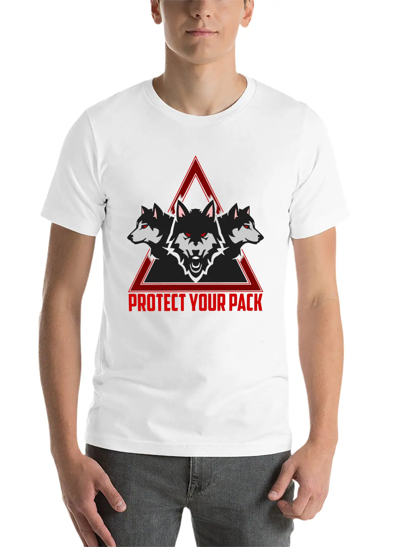 Wolf Pack Unisex Casual T-Shirt ¨C Clean Design For Daily Comfort