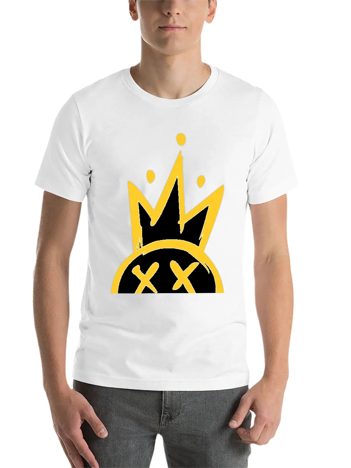 Xx Eyes Face Unisex Casual T-Shirt ¨C Clean Design For Daily Comfort