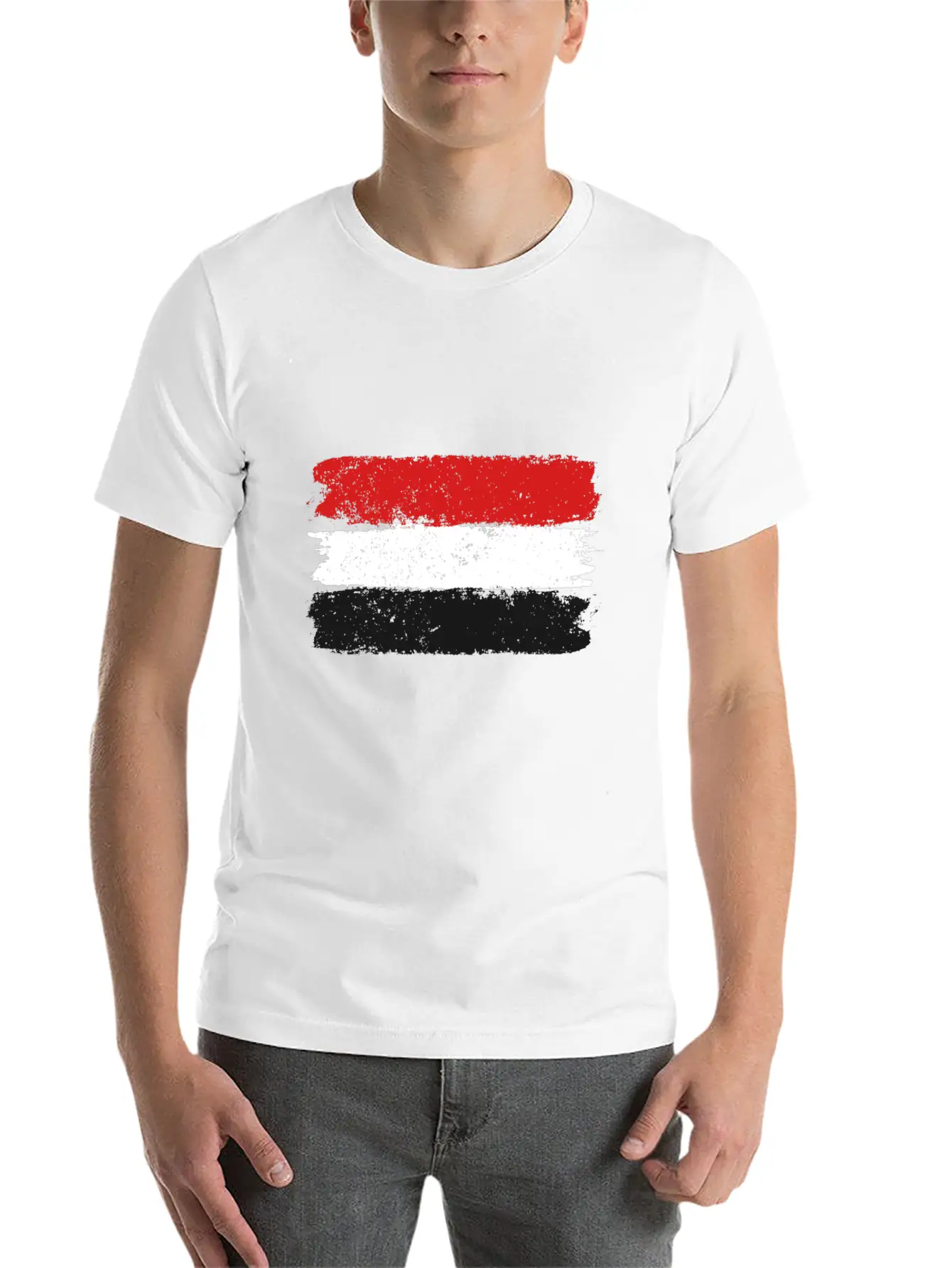 Yemen Flag Basic Graphic T-Shirt ¨C Daily Comfort In Soft Cotton