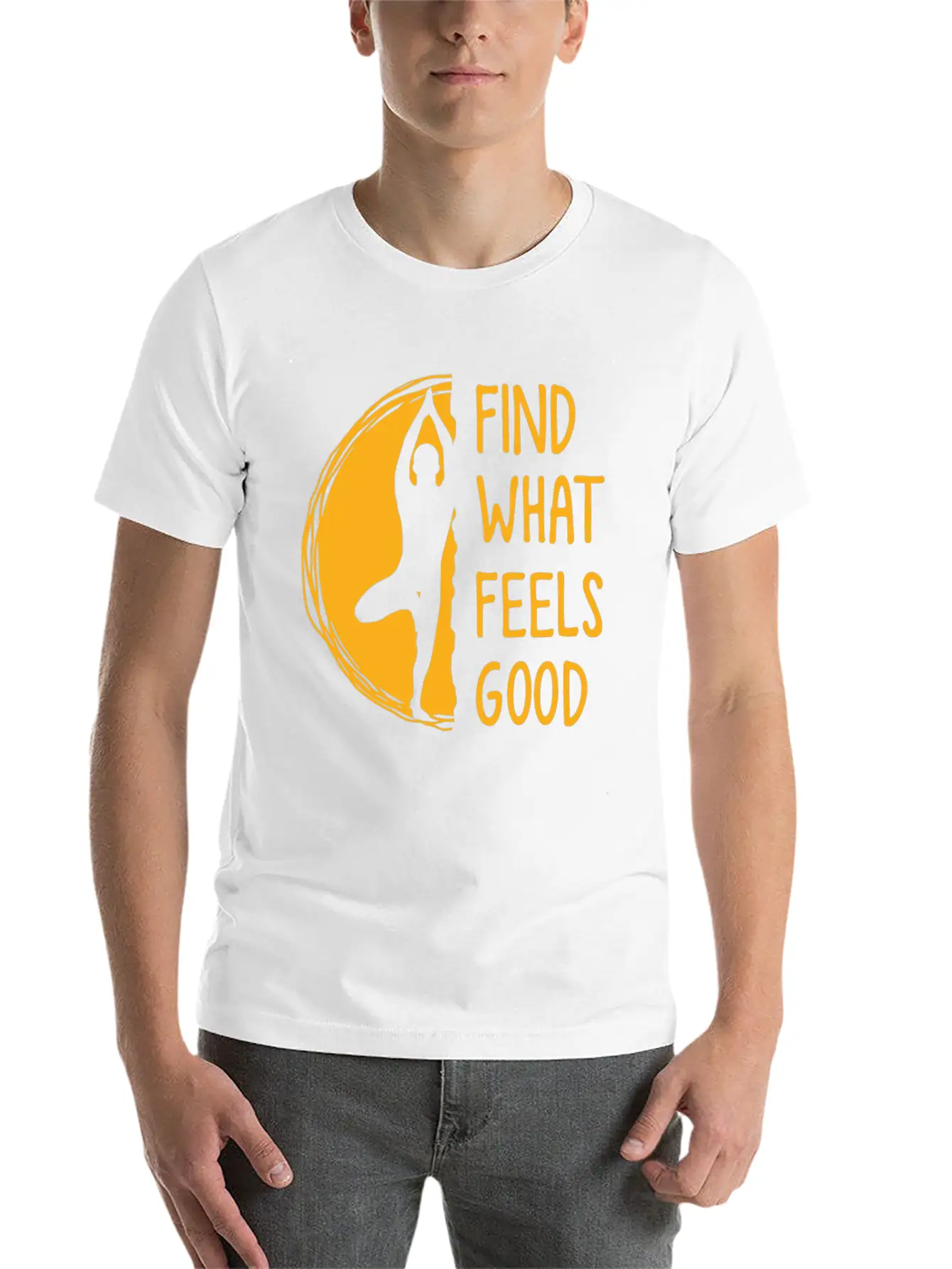Yoga, Yoga Funny Yoga, Asana Basic Graphic T-Shirt ¨C Daily Comfort In Soft Cotton