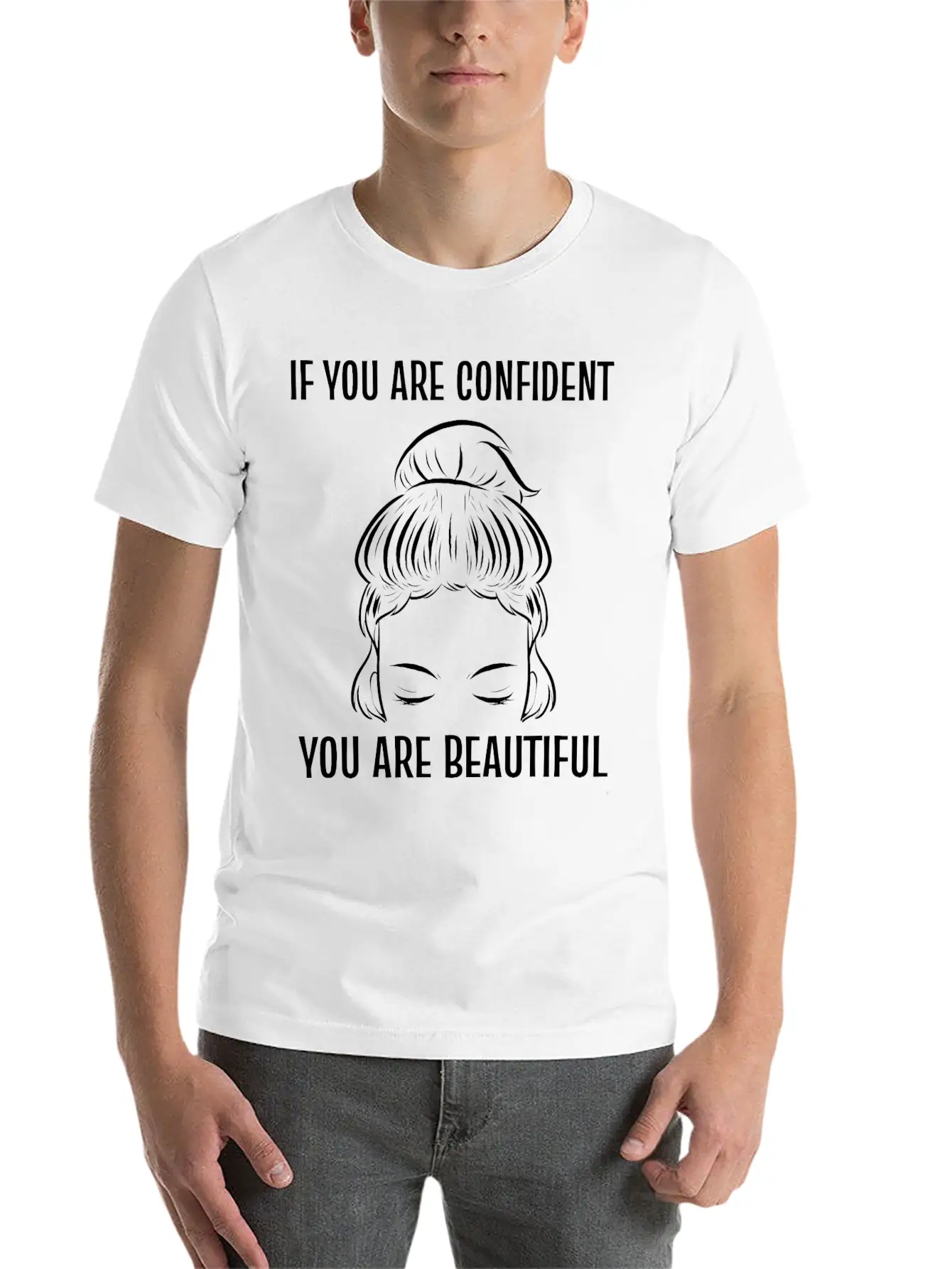 You Are Confident Confident Woman Gift Essential Cotton Tee For Daily Outfits ¨C Unisex Style