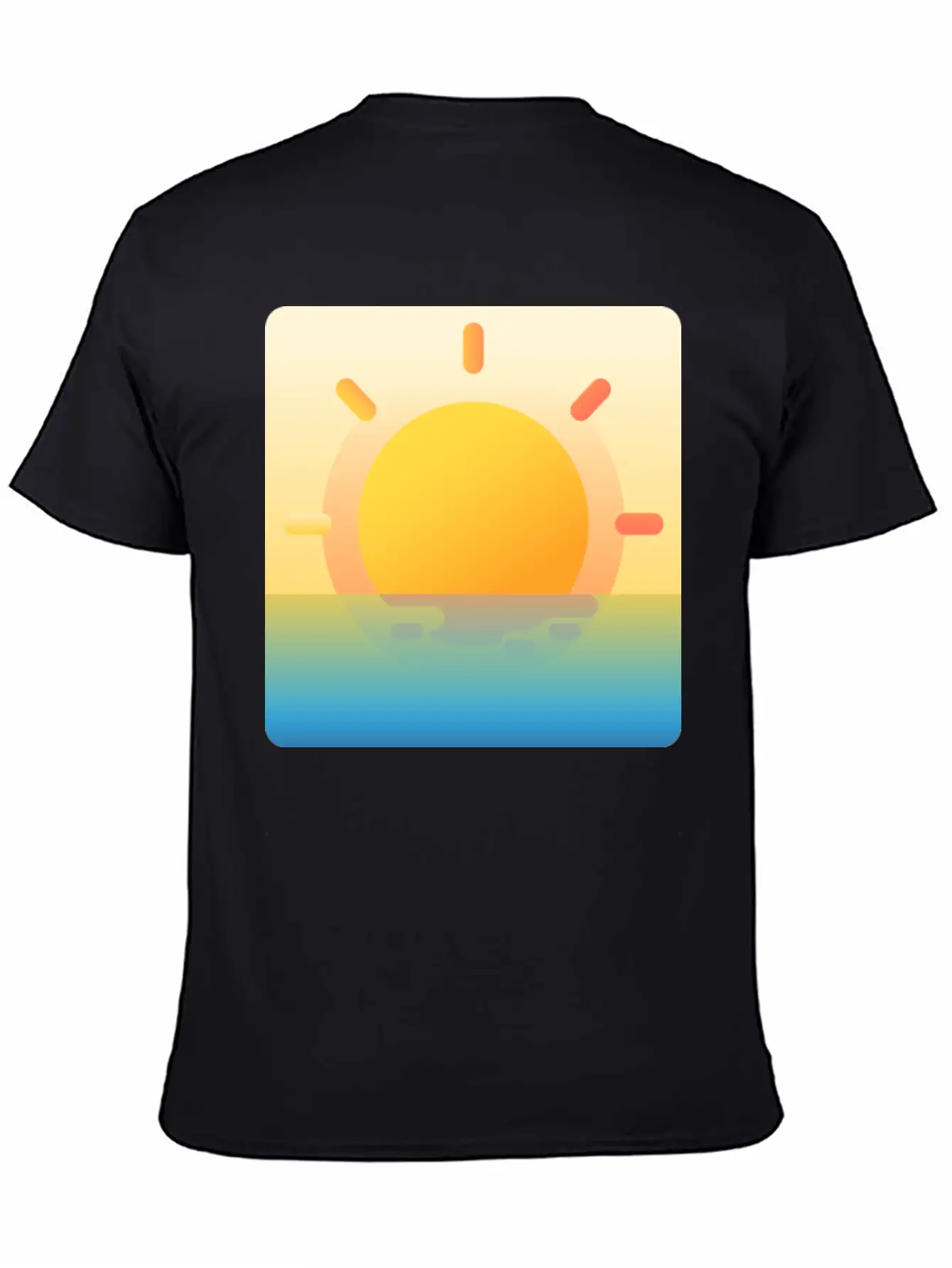 022 Sunrise Unisex Casual T-Shirt ¨C Clean Design For Daily Comfort