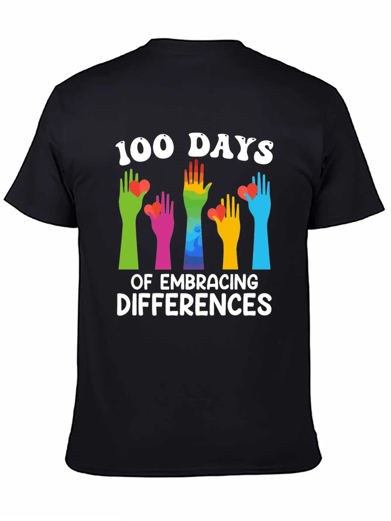 100 Days Of Embracing Differences Soft Cotton Short Sleeve Tee ¨C Unisex Wardrobe Staple