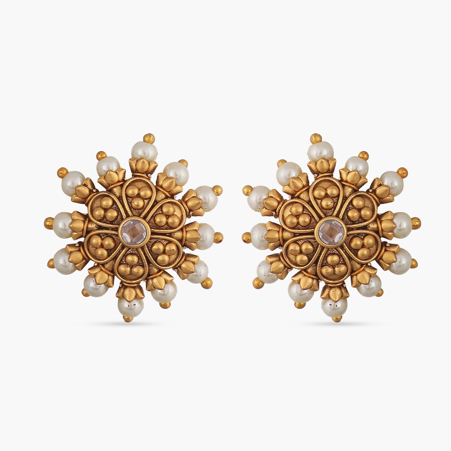 Sofia Pearl Antique Earrings 