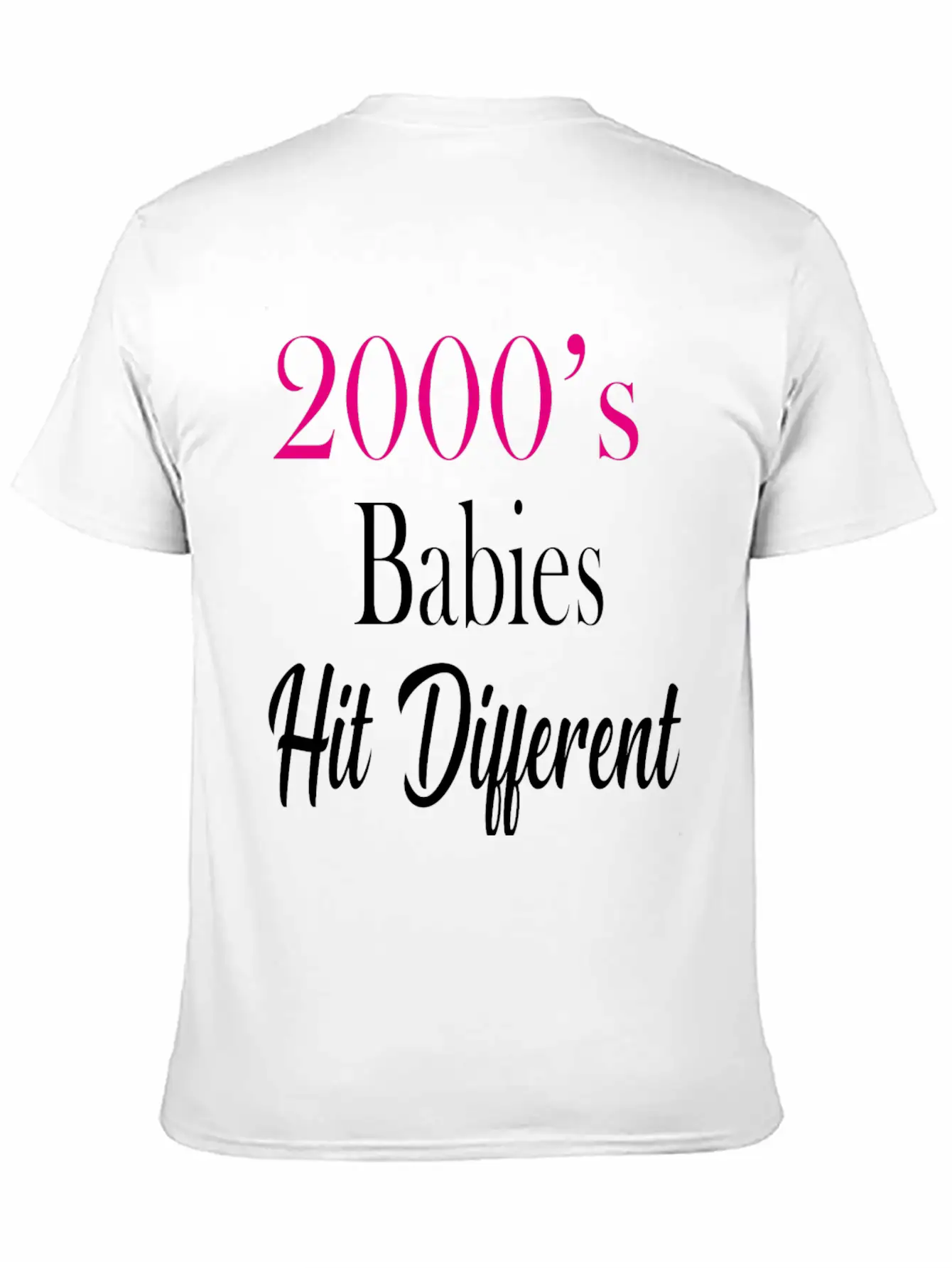 2000's Babies Hit Different, Best Gift 2000's Kid Soft Cotton Short Sleeve Tee ¨C Unisex Wardrobe Staple