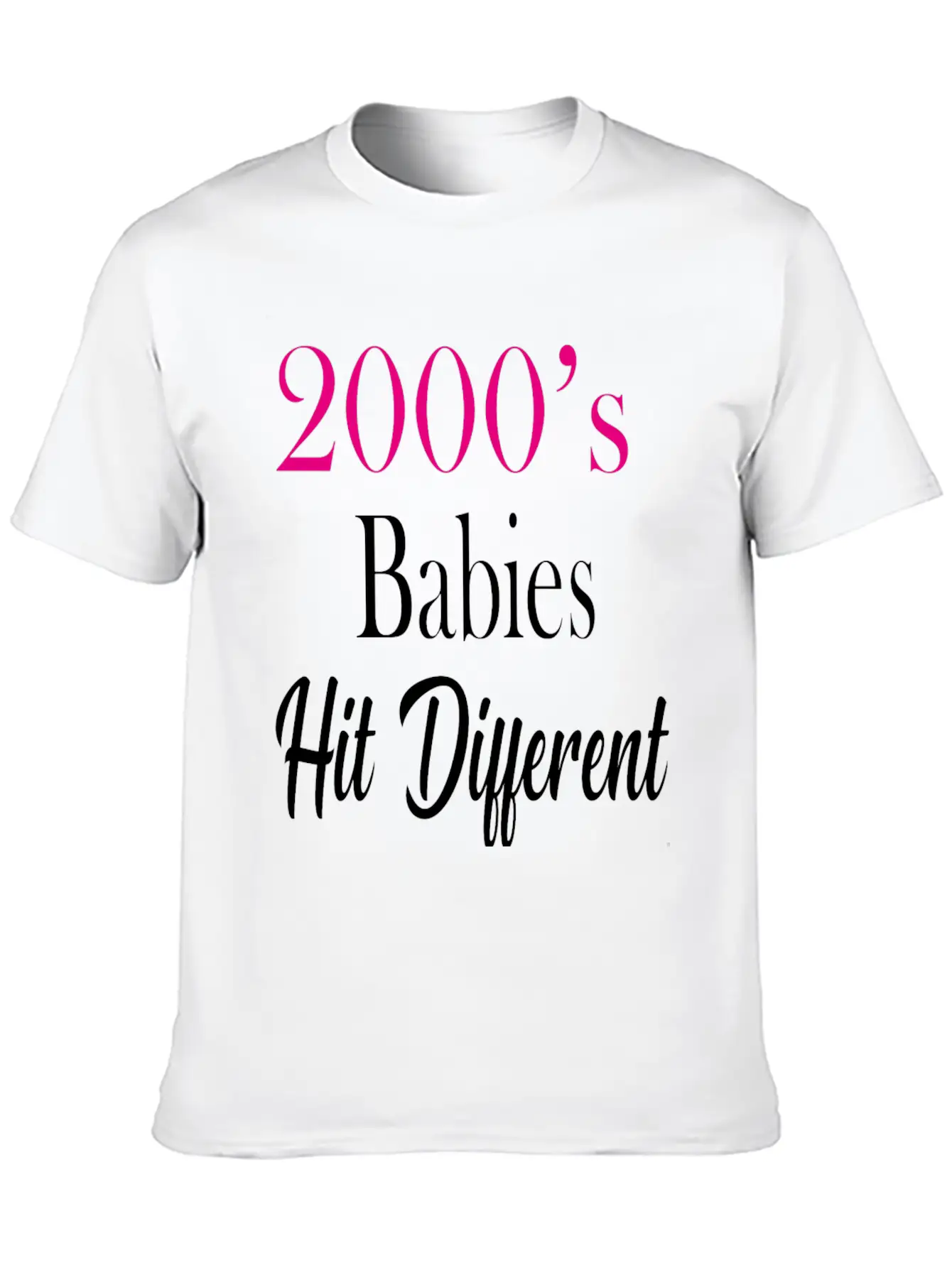 2000's Babies Hit Different, Best Gift 2000's Kid Soft Cotton Short Sleeve Tee ¨C Unisex Wardrobe Staple