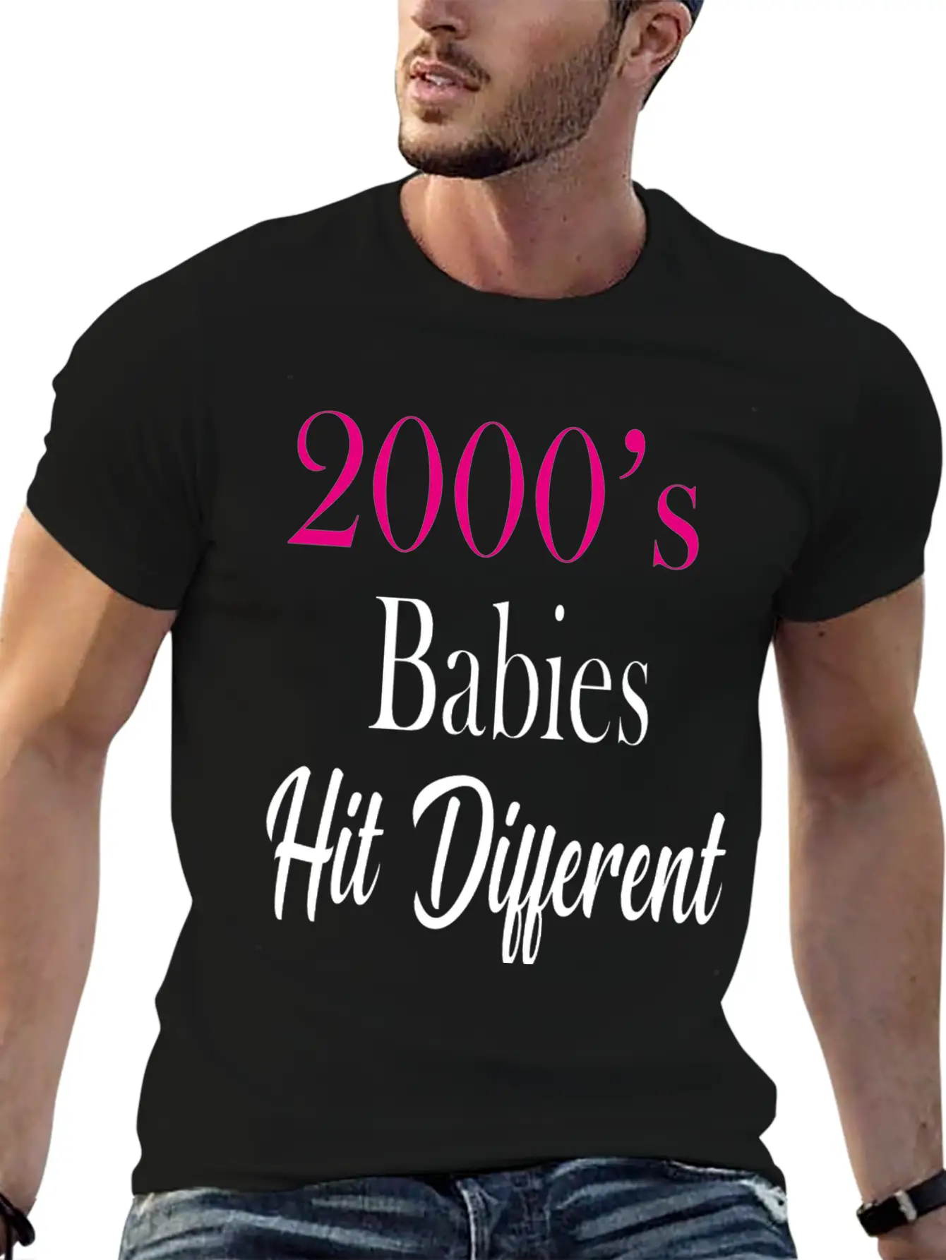 2000's Babies Hit Different, Best Gift 2000's Kid Soft Cotton Short Sleeve Tee ¨C Unisex Wardrobe Staple