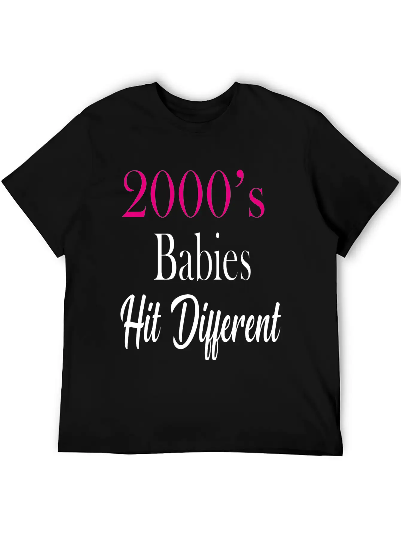 2000's Babies Hit Different, Best Gift 2000's Kid Soft Cotton Short Sleeve Tee ¨C Unisex Wardrobe Staple