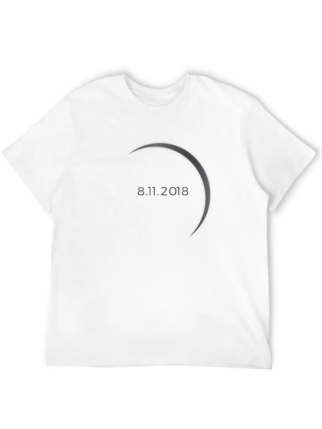 2018 Solar Eclipse Basic Graphic T-Shirt ¨C Daily Comfort In Soft Cotton