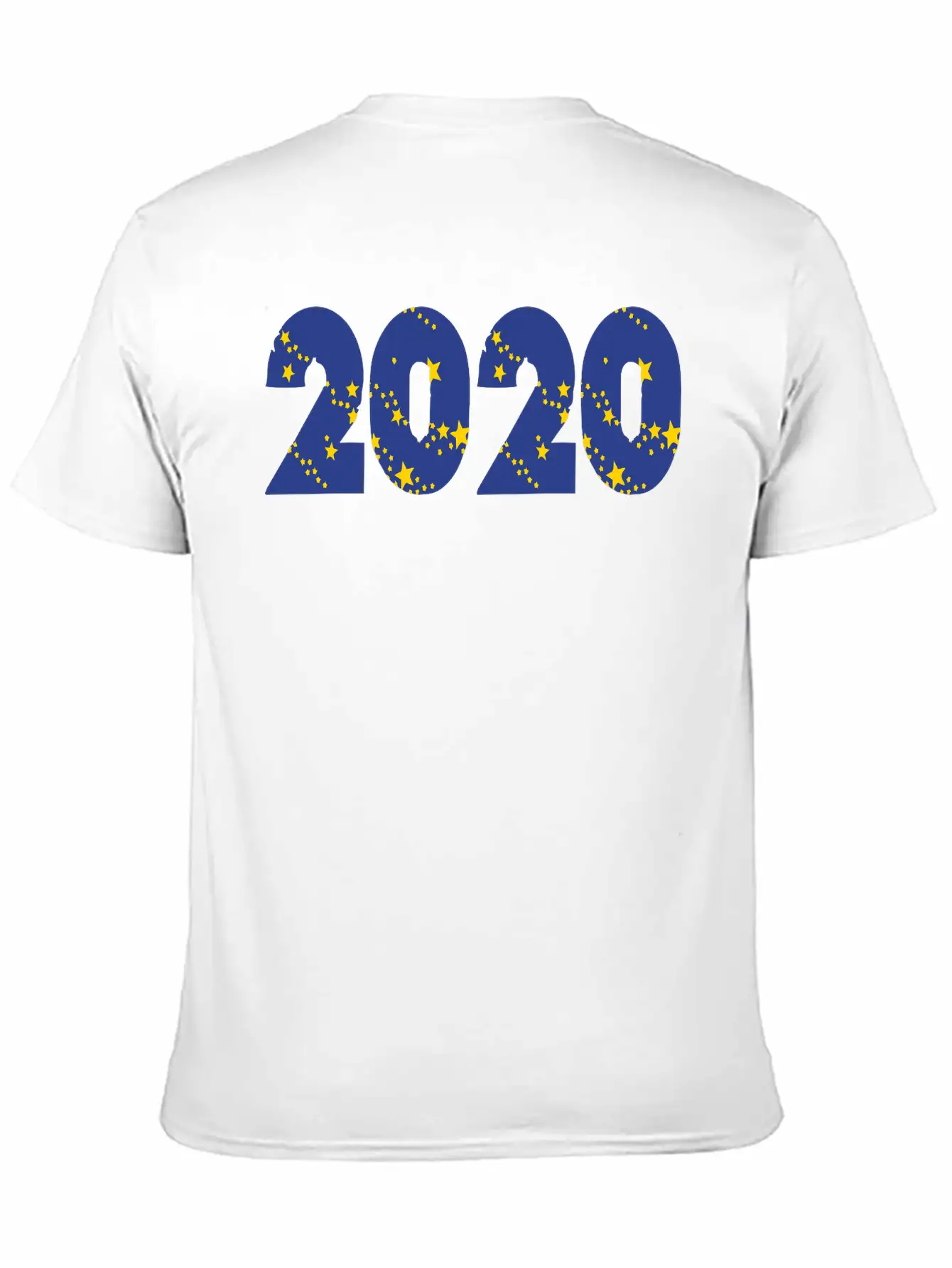 ??¡ã?2020-Awesome Happy New Year Of 2020(Star Font) Unisex Casual T-Shirt ¨C Clean Design For Daily Comfort